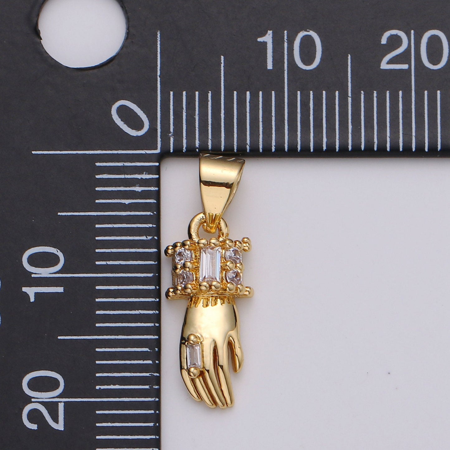 1pc Gold Micro Pave CZ Heart Pendant Charm, Gold Hand Micro Pave CZ Pendant Charm, Pendant, For DIY Jewelry,pdgf-173