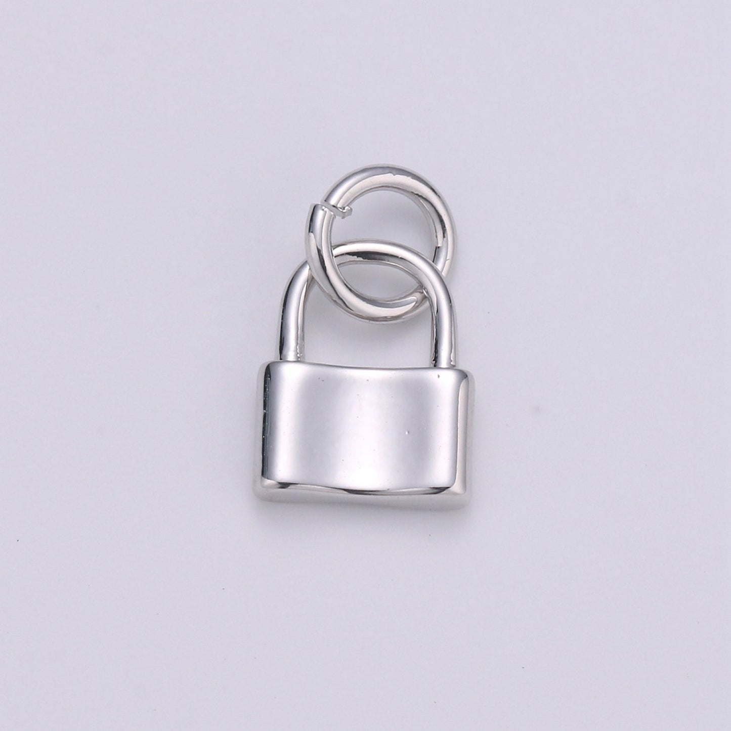 7X10mm Mini lock charm in 24k gold filled lock charm for earring bracelet necklace. Small dainty gold Padlock charm Silver Lock Jewelry