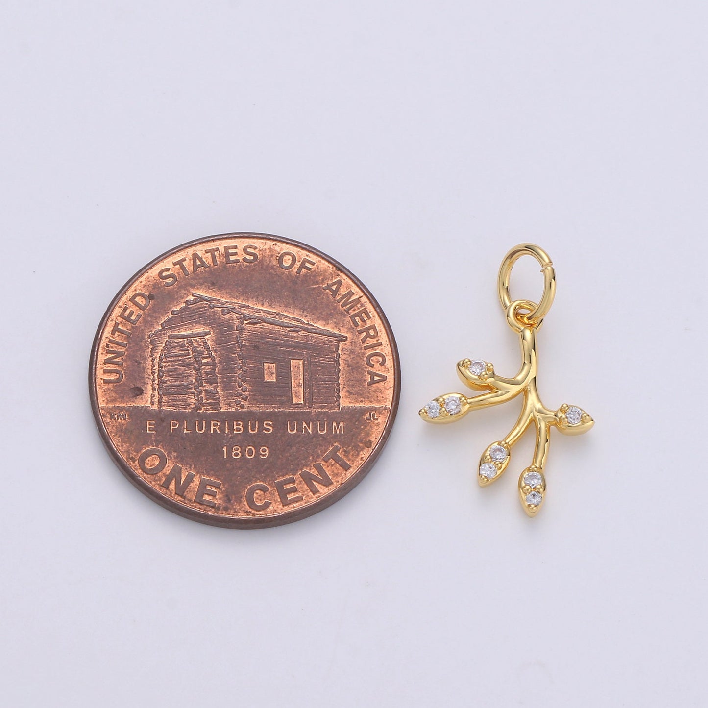 1x Gold Olive Leaf Charms Pendant,Tree Branch Leaf Charm Fit DIY Earring Necklace Jewelry Accessory DIY Craft Micro Pave Dainty Charm