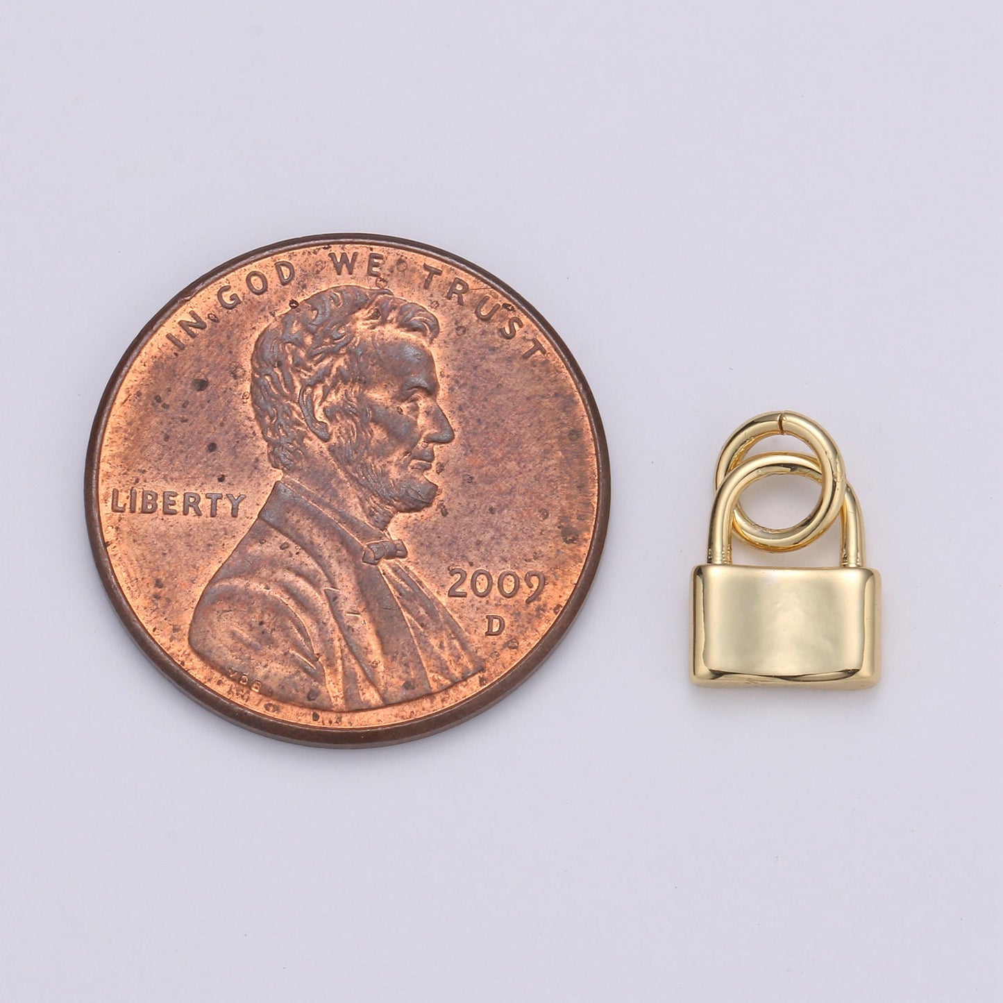 7X10mm Mini lock charm in 24k gold filled lock charm for earring bracelet necklace. Small dainty gold Padlock charm Silver Lock Jewelry