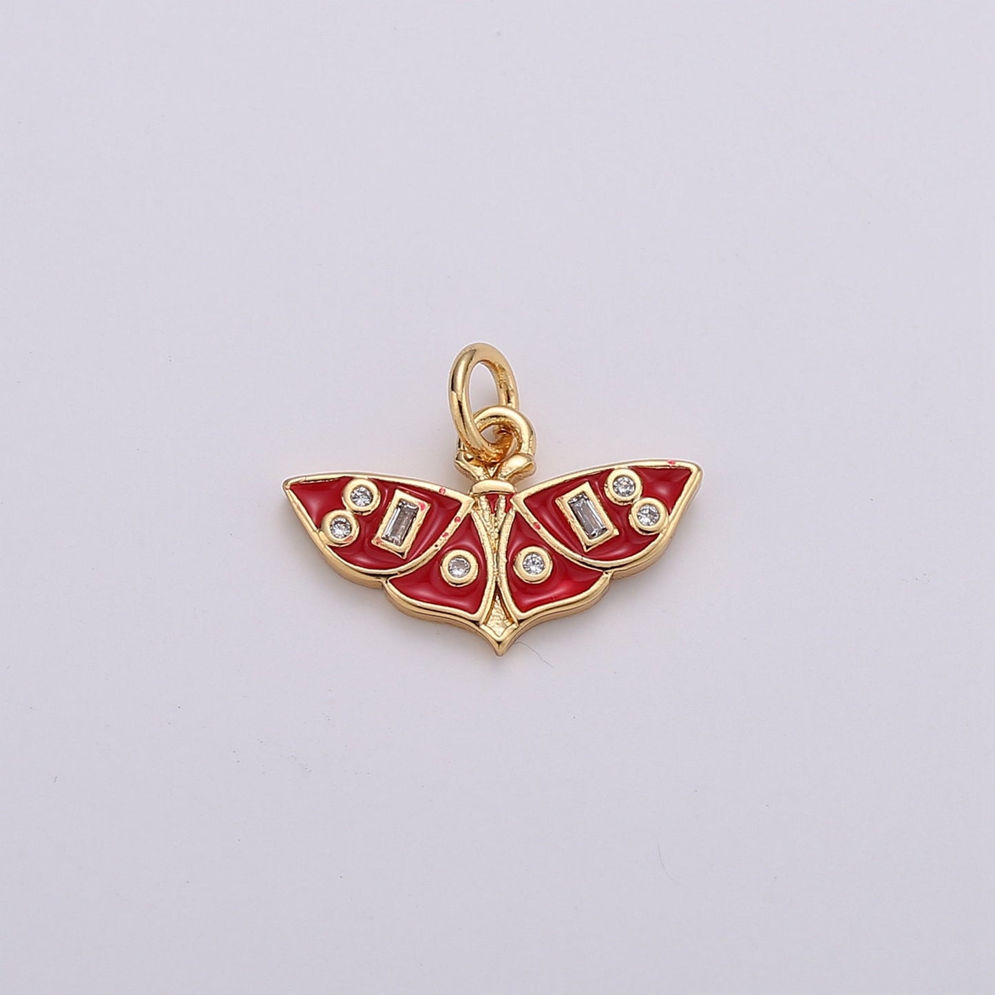17X13MM Butterfly pendant,Colourful enamel butterfly charm,small animal findings, DIY jewellery supplies