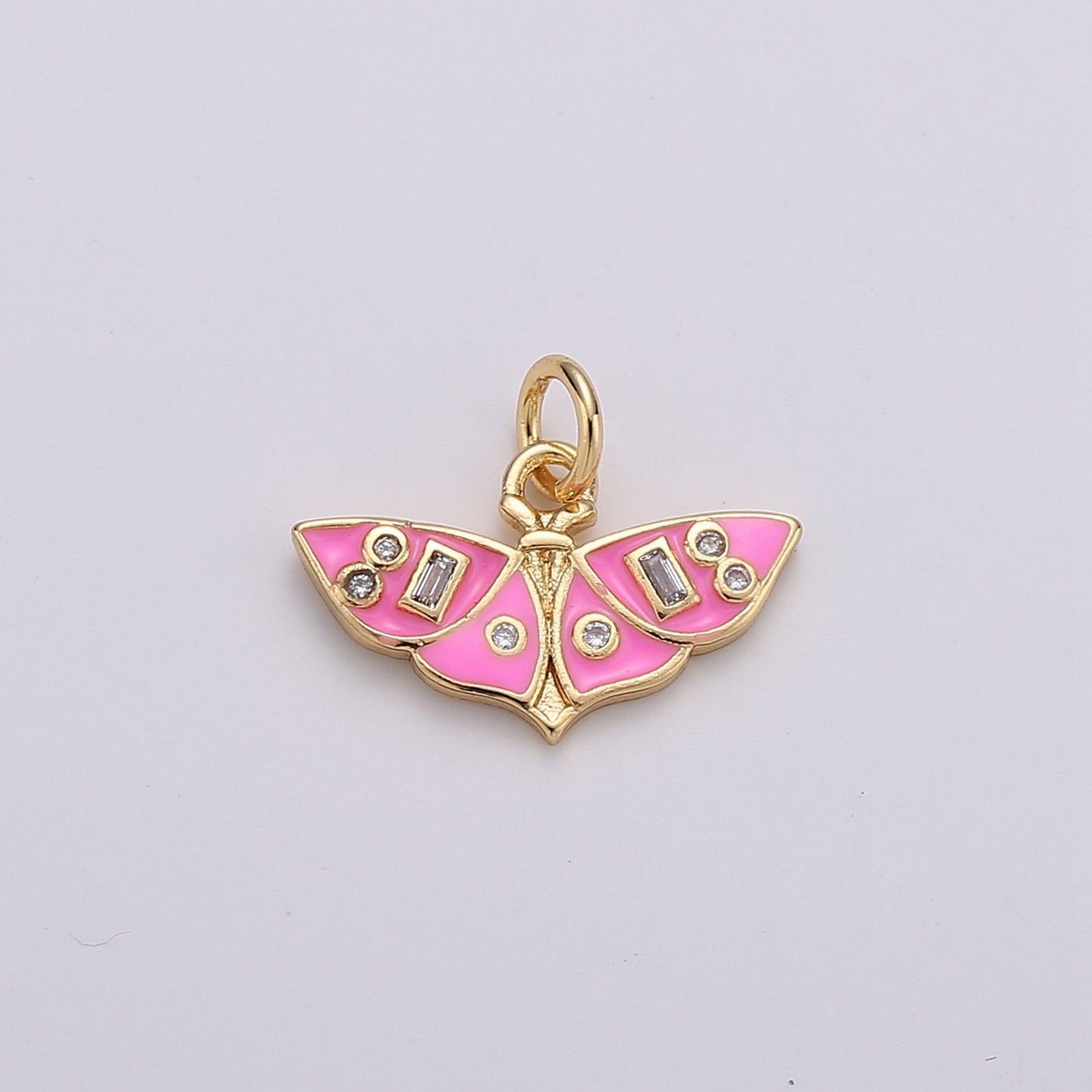 17X13MM Butterfly pendant,Colourful enamel butterfly charm,small animal findings, DIY jewellery supplies