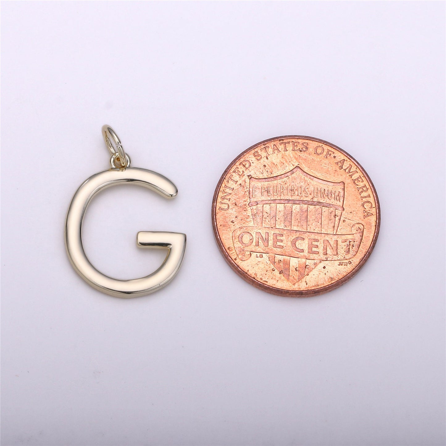 Gold Letter Charms, Personalized Charm, Initial Charms, Bracelet Charms, Mini Pendant Charms forNecklace Alphabet 20x14mm ALPH-16