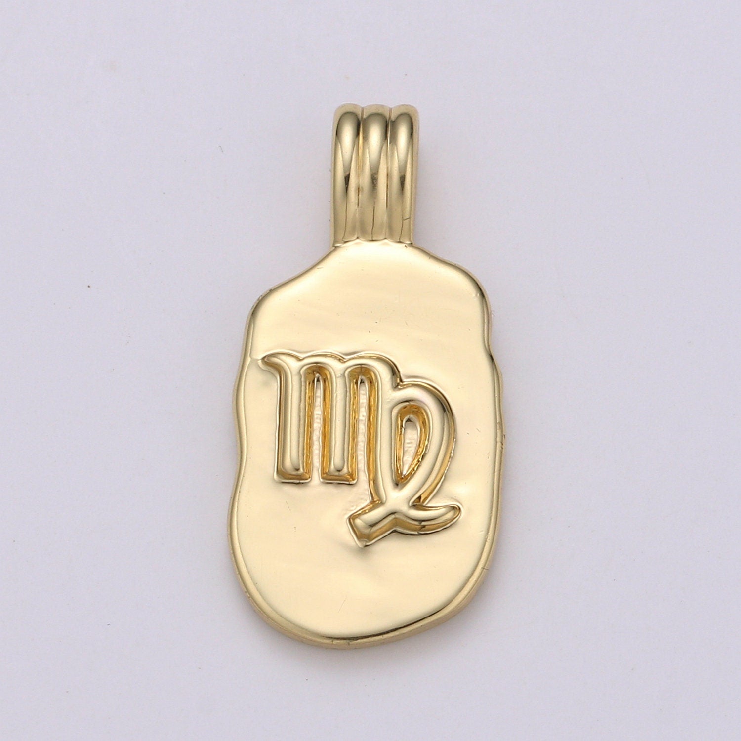 Gold Zodiac Charms, Astrology Charms, Zodiac Necklace Charms, 12 Zodiac Charms for Jewelry Making Supply, ZODIAC-22