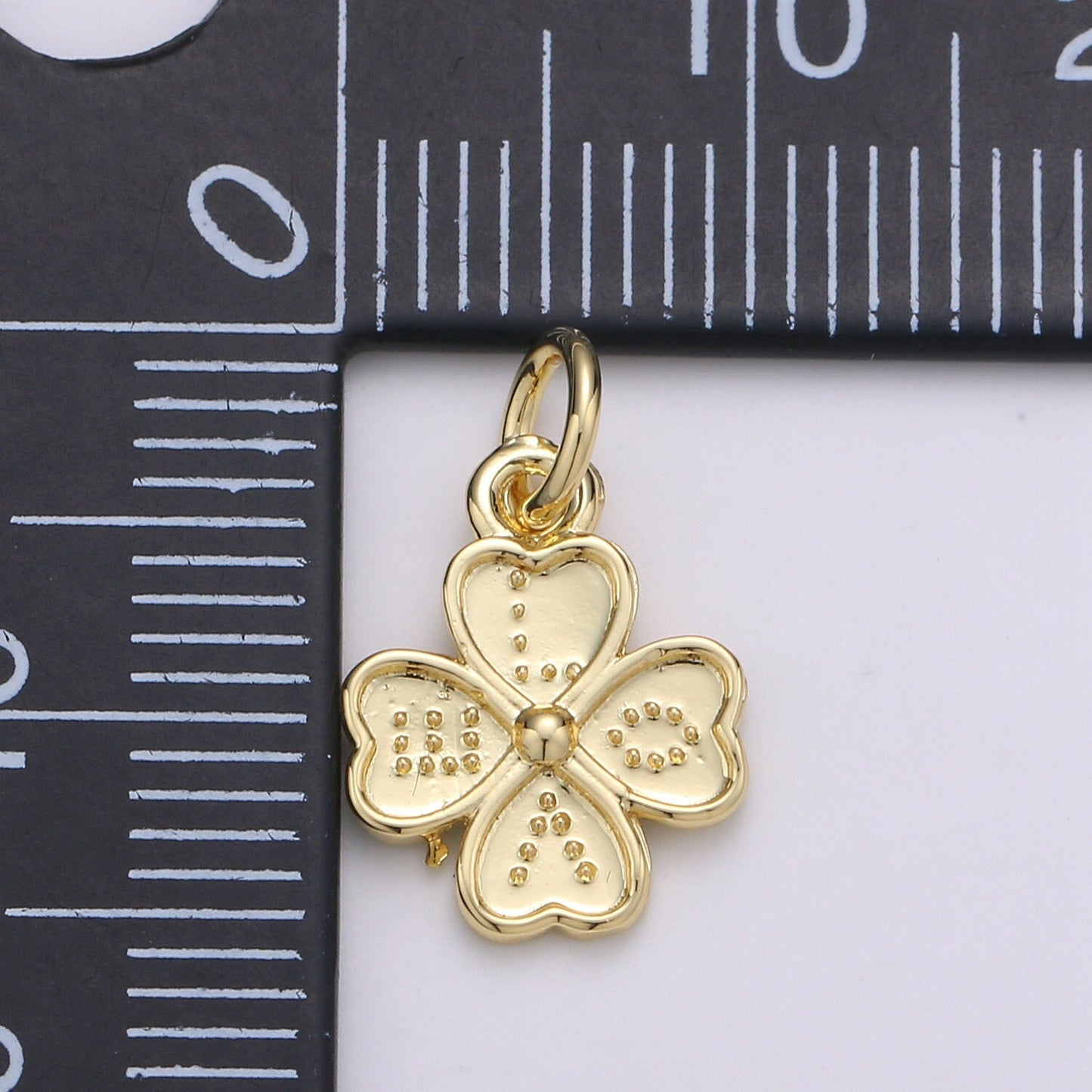 1pc Jasmine Petal 24K Gold Charm, LOVE Flower Pendant Charm, Daisy Charm,For DIY Jewelry,Gold Color, CHGF-1988