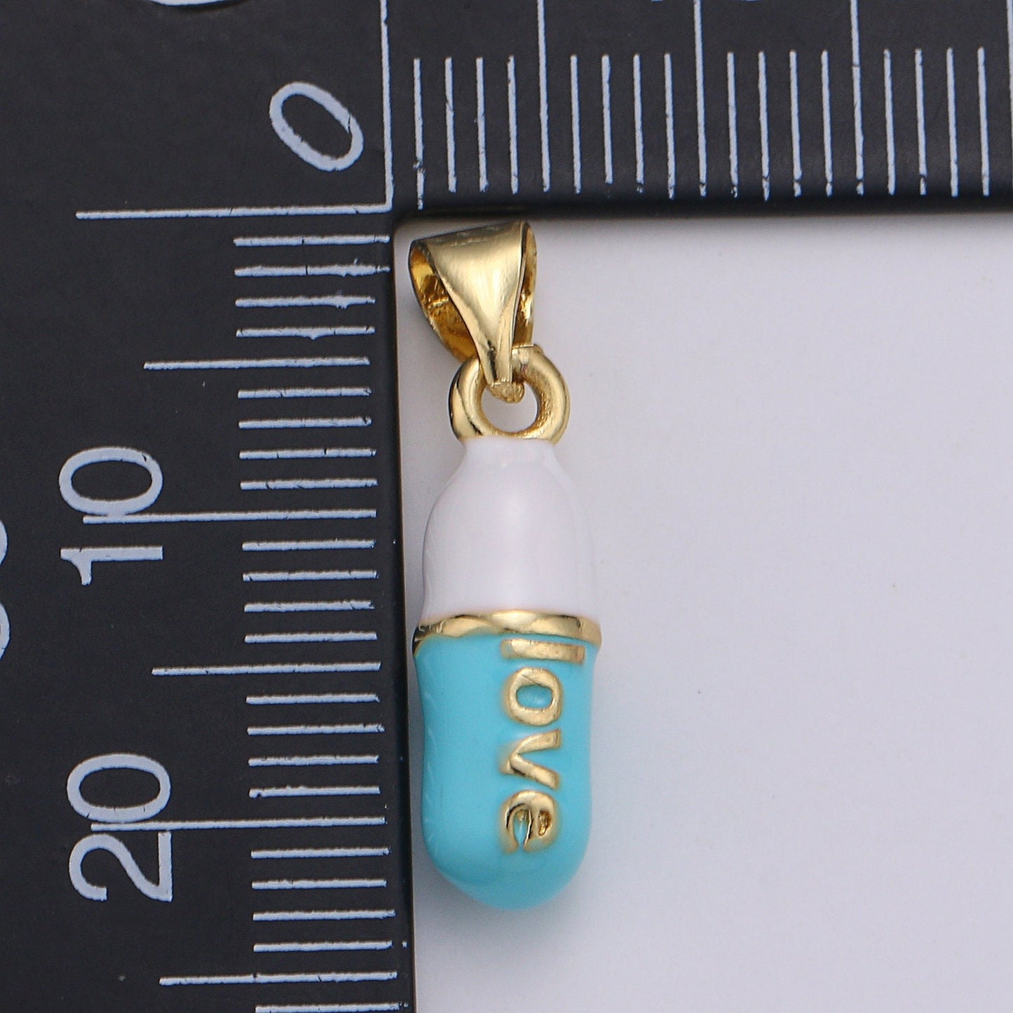 1pc. LOVE Choose Color Pill Charm Necklace, Dainty Word Charm,Love Pill Charm Necklace Pendant Hope Optimist Minimalist Jewelry PDGF-2081