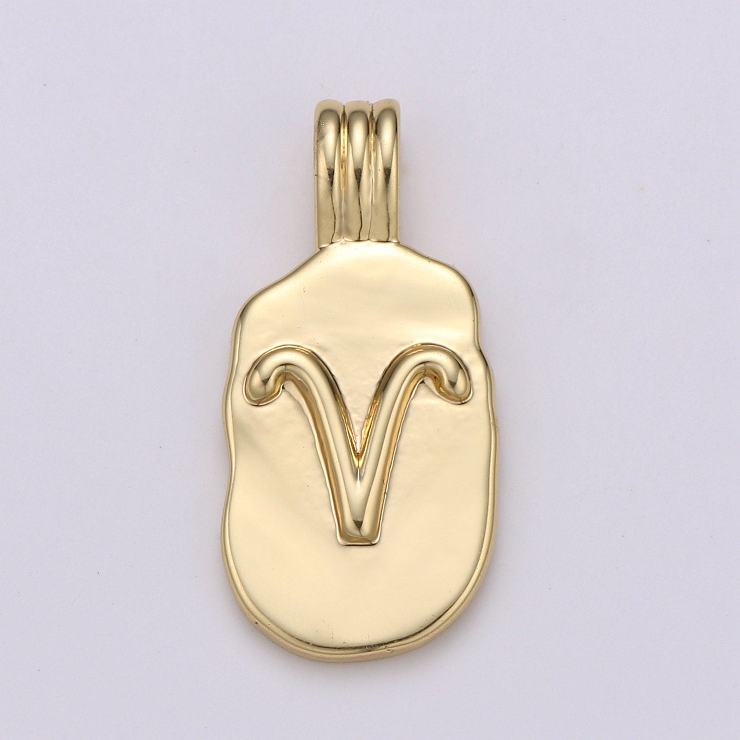 Gold Zodiac Charms, Astrology Charms, Zodiac Necklace Charms, 12 Zodiac Charms for Jewelry Making Supply, ZODIAC-22
