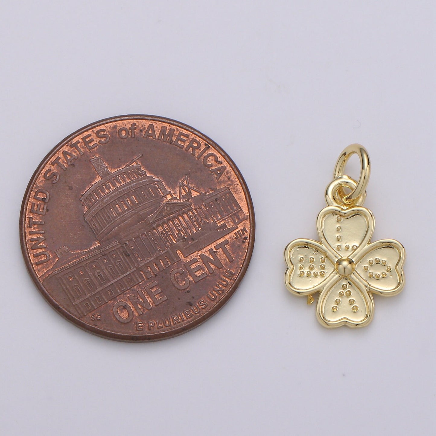 1pc Jasmine Petal 24K Gold Charm, LOVE Flower Pendant Charm, Daisy Charm,For DIY Jewelry,Gold Color, CHGF-1988