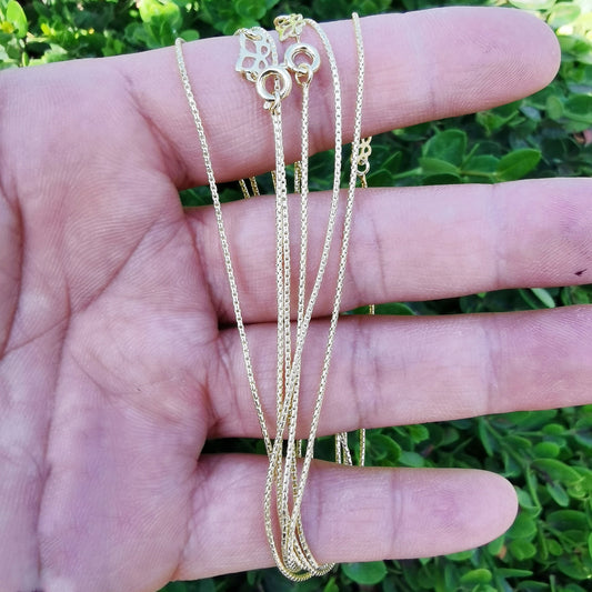 1pc 17.7 Ready to Use 14K Gold Filled Cocoon Necklace Chain, Layer Snake Chain Dainty Necklace, For Pendant Charm Making, 857