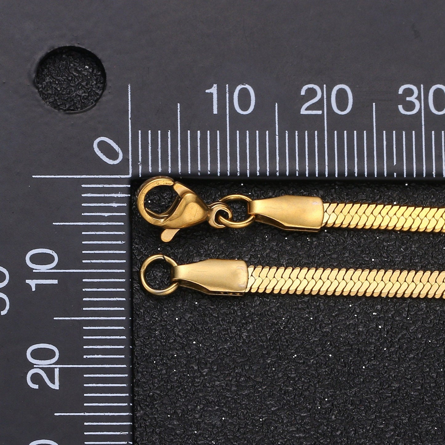 1pc 17.8" - 2.9mm Ready to Use Herringbone Necklace Chain,Layering Chain Dainty Necklace,For Pendant Charm Necklace Making, 917
