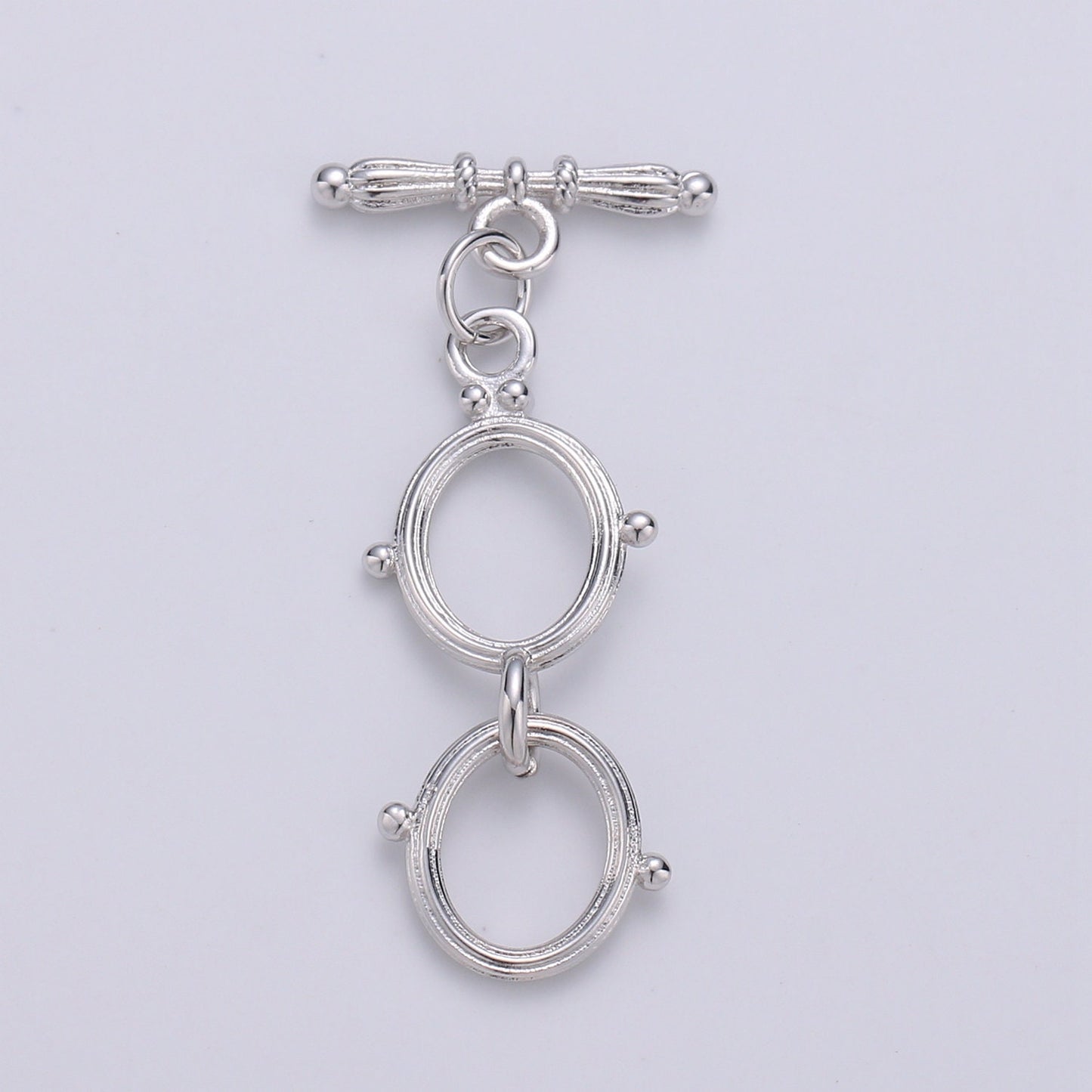 1x 14K Gold Toggle Clasp Oval Toggle Clasp for Jewelry Making Supply Rose Gold Silver Black OT Clasp