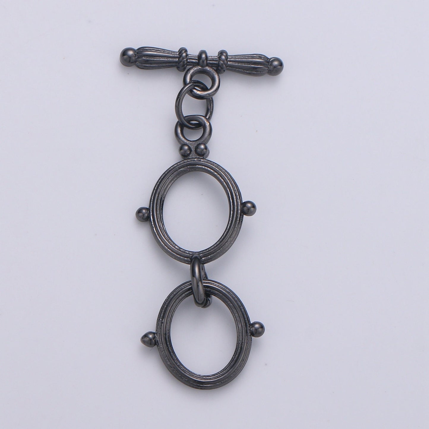 1x 14K Gold Toggle Clasp Oval Toggle Clasp for Jewelry Making Supply Rose Gold Silver Black OT Clasp