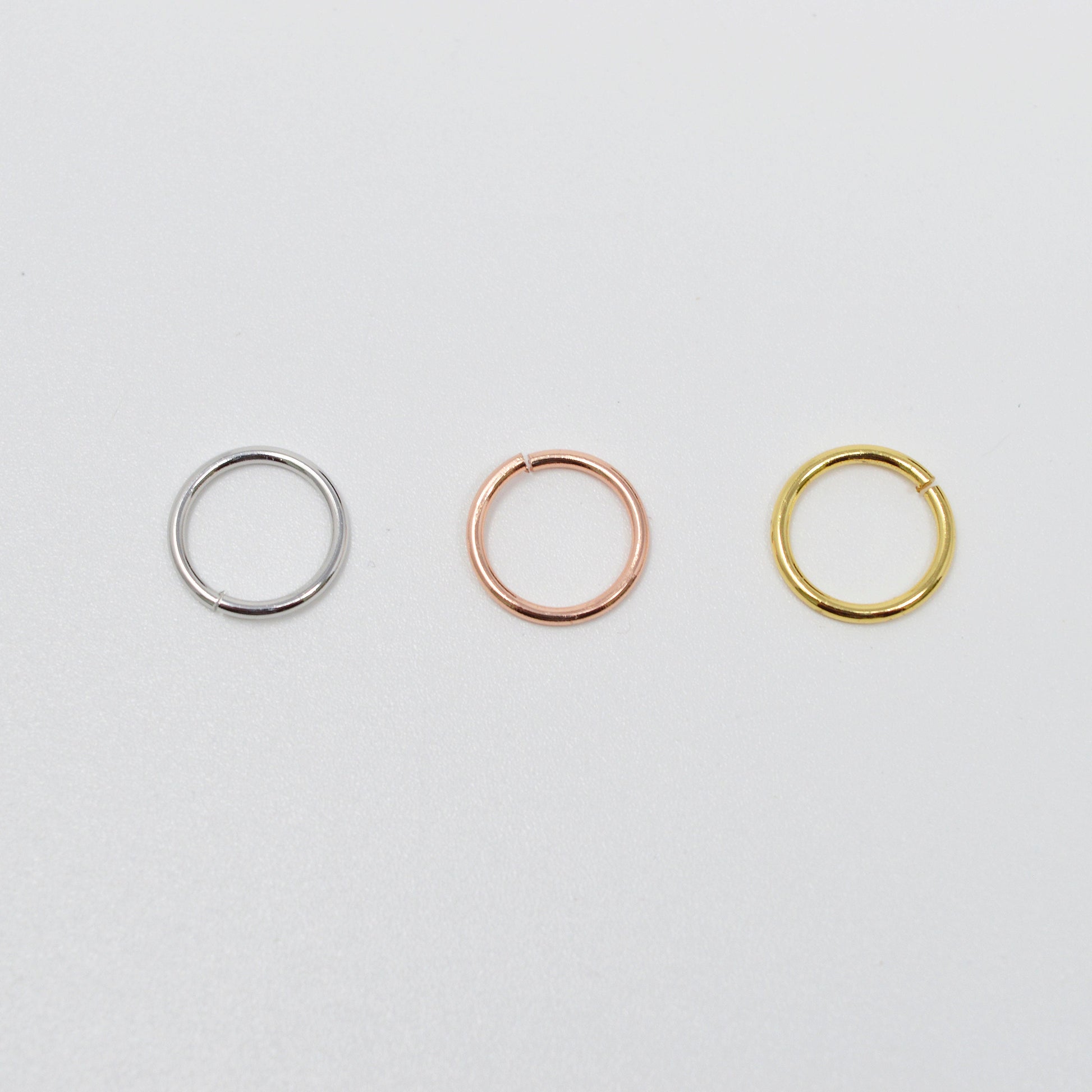 Satin Gold 0.9mmx10mm(19 gauge) 10gr Jump Ring,Gold Connector Silver Rose gold Open Jump Rings jewelry making supplies SUPP-1088-1090