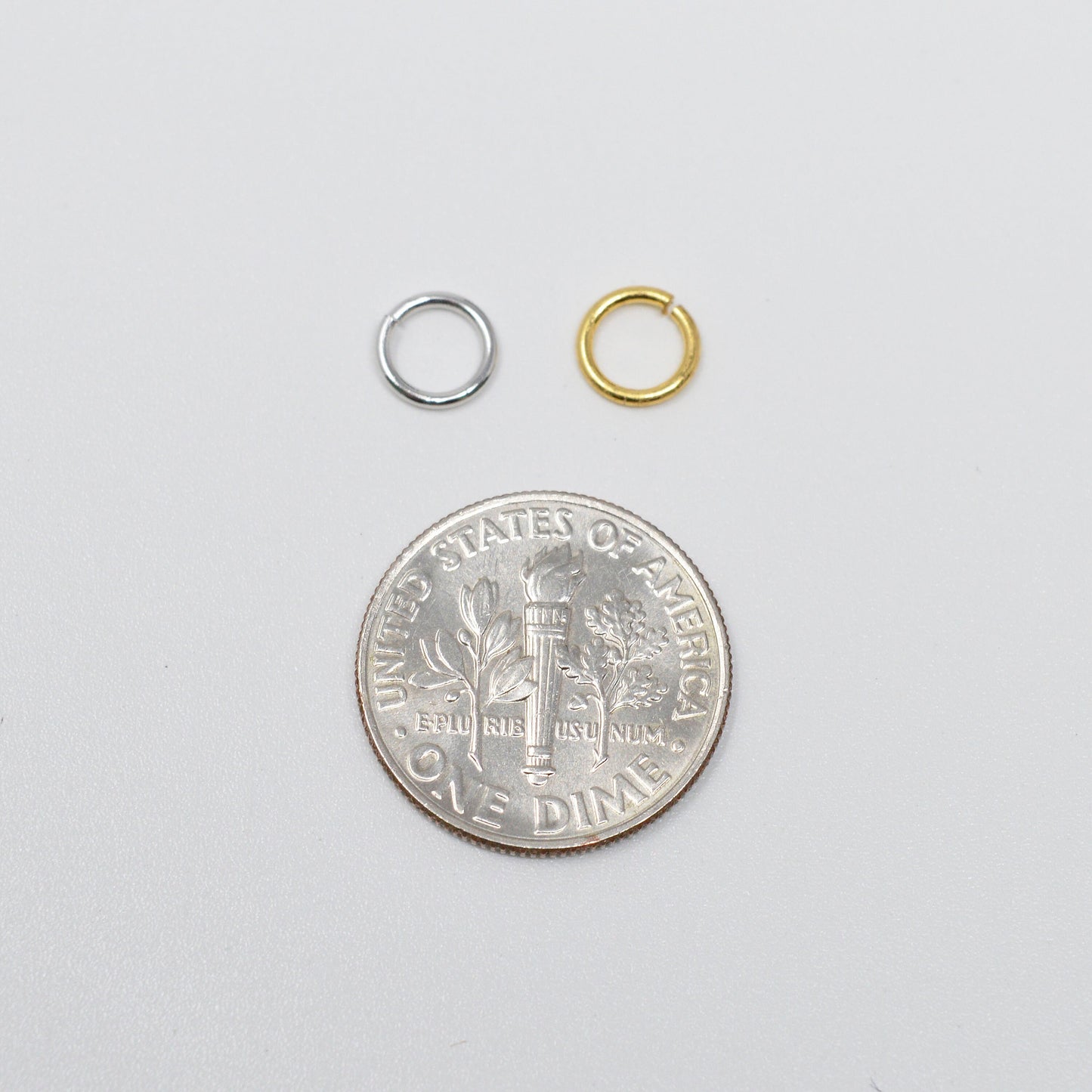 Satin Gold 0.8mmx6.2mm(20 gauge)10 gr Jump Ring,Gold Connector Silver Open Jump Rings jewelry making supplies SUPP-1096,1097
