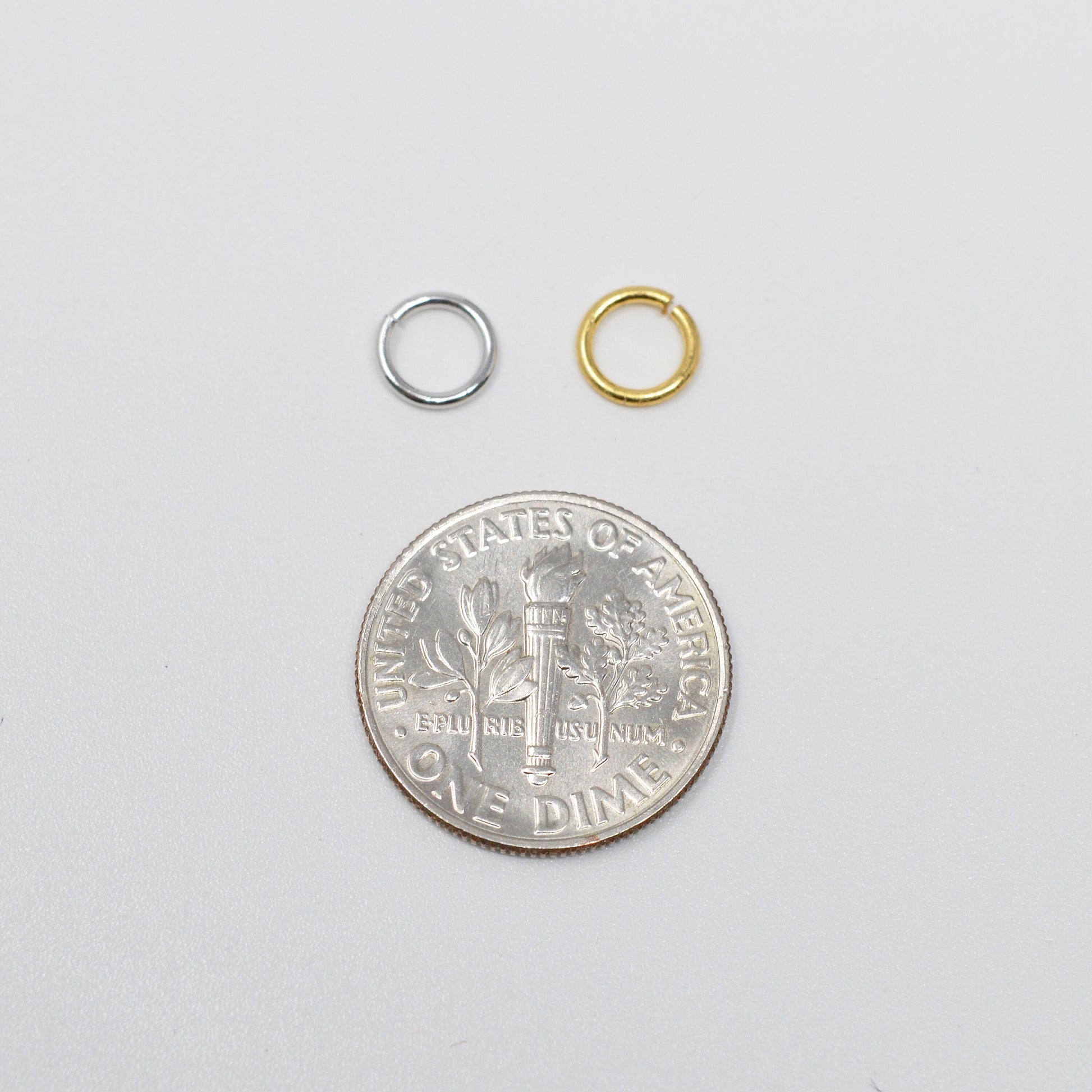 Satin Gold 0.8mmx6.2mm(20 gauge)10 gr Jump Ring,Gold Connector Silver Open Jump Rings jewelry making supplies SUPP-1096,1097