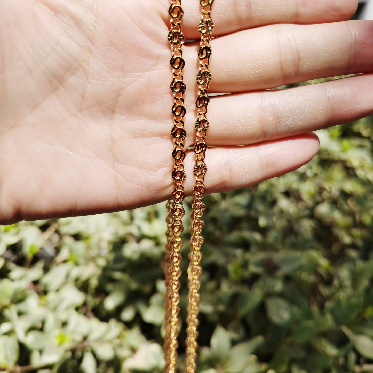 1pc 20'' Ready to Use Gold Lock C Necklace Chain, Layering Unique Chain Bold Necklace, Perfect for Pendant Charm Necklace, 755