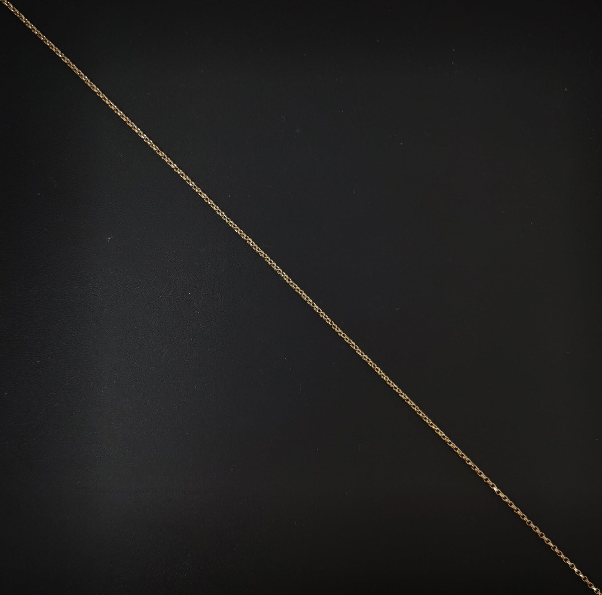 1pc 17.7''+2" ready to wear 18k Gold Square Box Chain Necklace, Layering Dainty Box Chain For Jewelry Making with Pendant Charm, 836