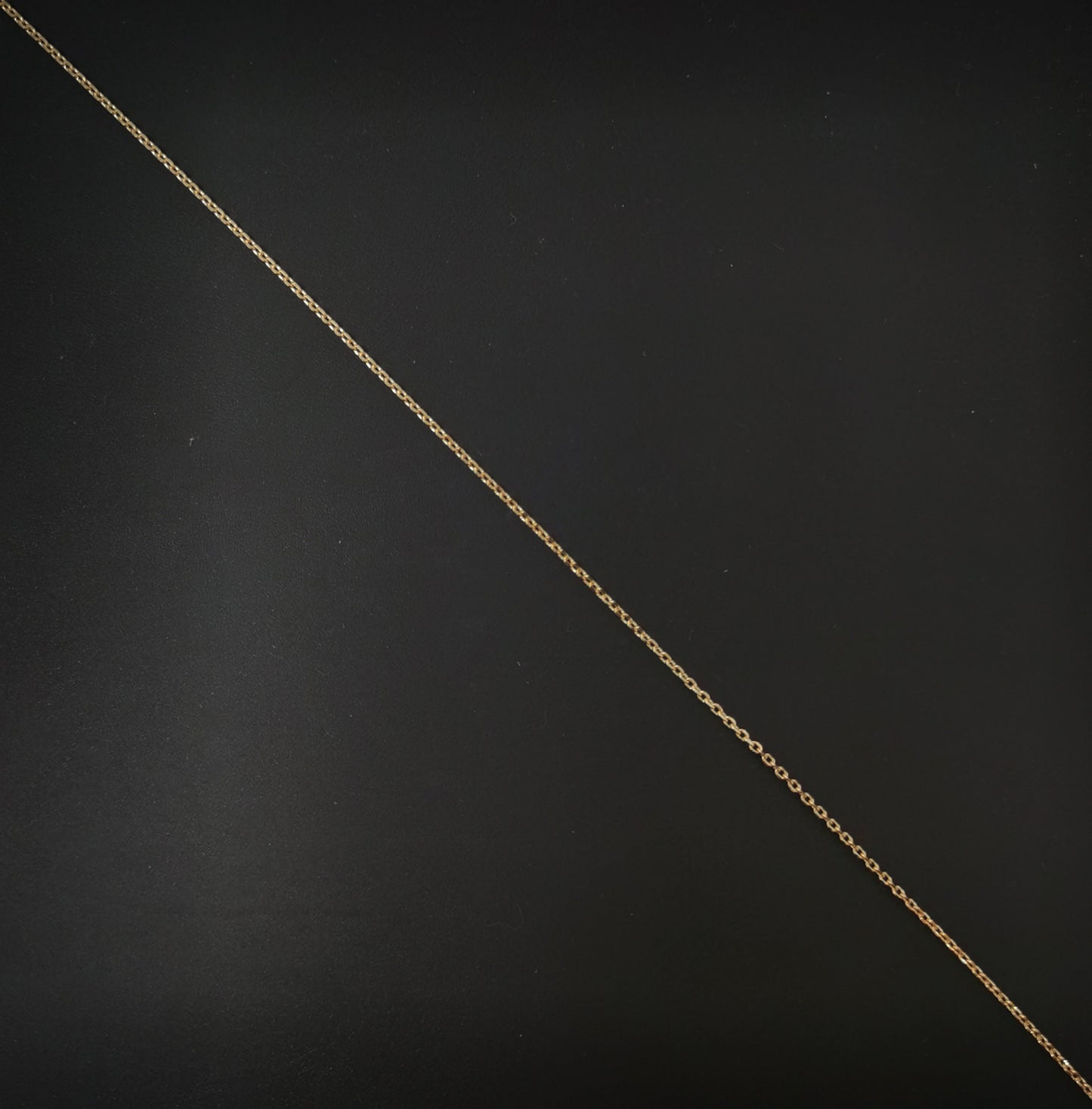 1pc 17.7'' + 2" extender ready to wear Pink Gold Rolo Box Chain Necklace, Layering Dainty Box Chain For Jewelry Making Charm, 741