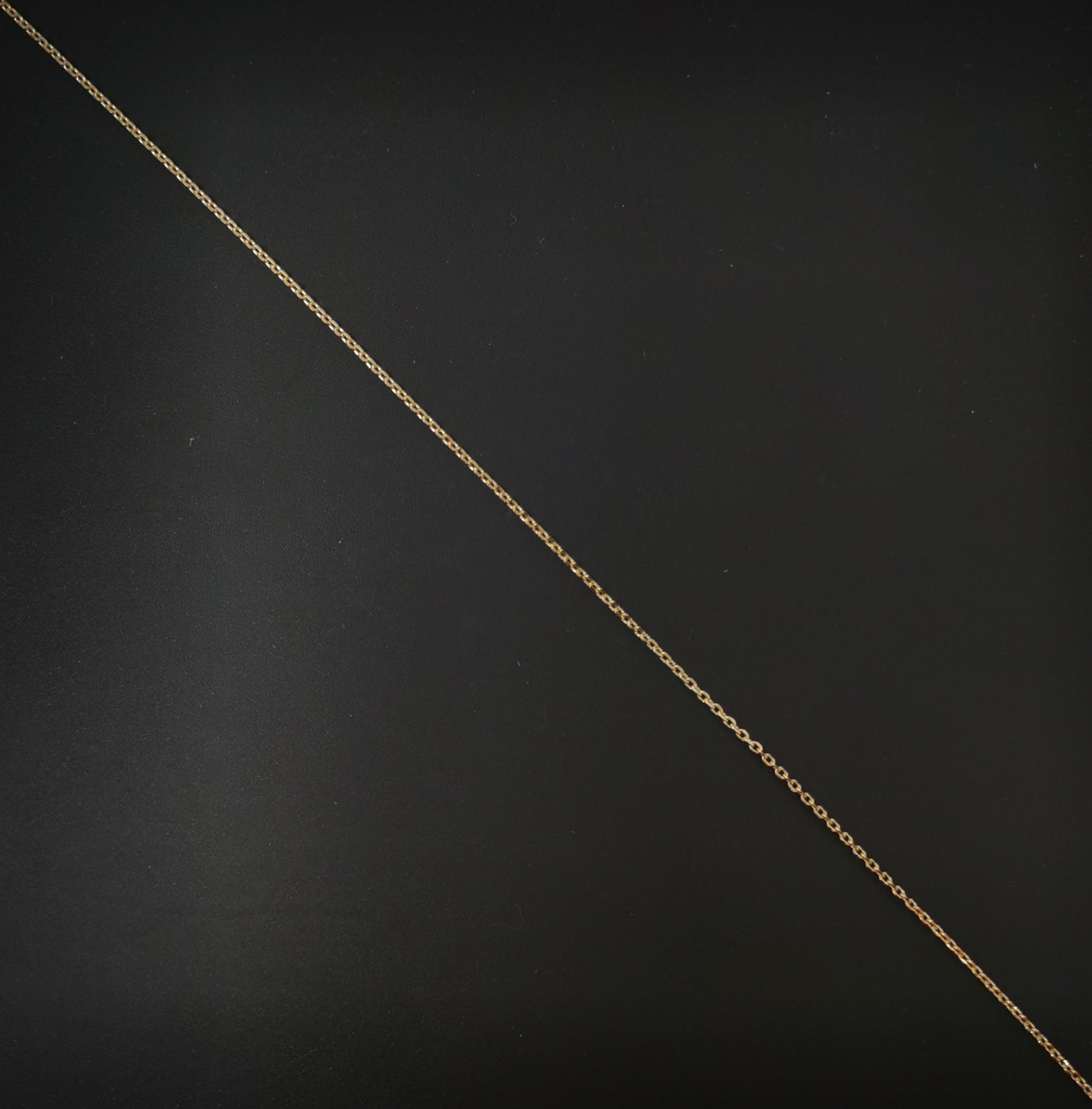 1pc 17.7'' + 2" extender ready to wear Pink Gold Rolo Box Chain Necklace, Layering Dainty Box Chain For Jewelry Making Charm, 741