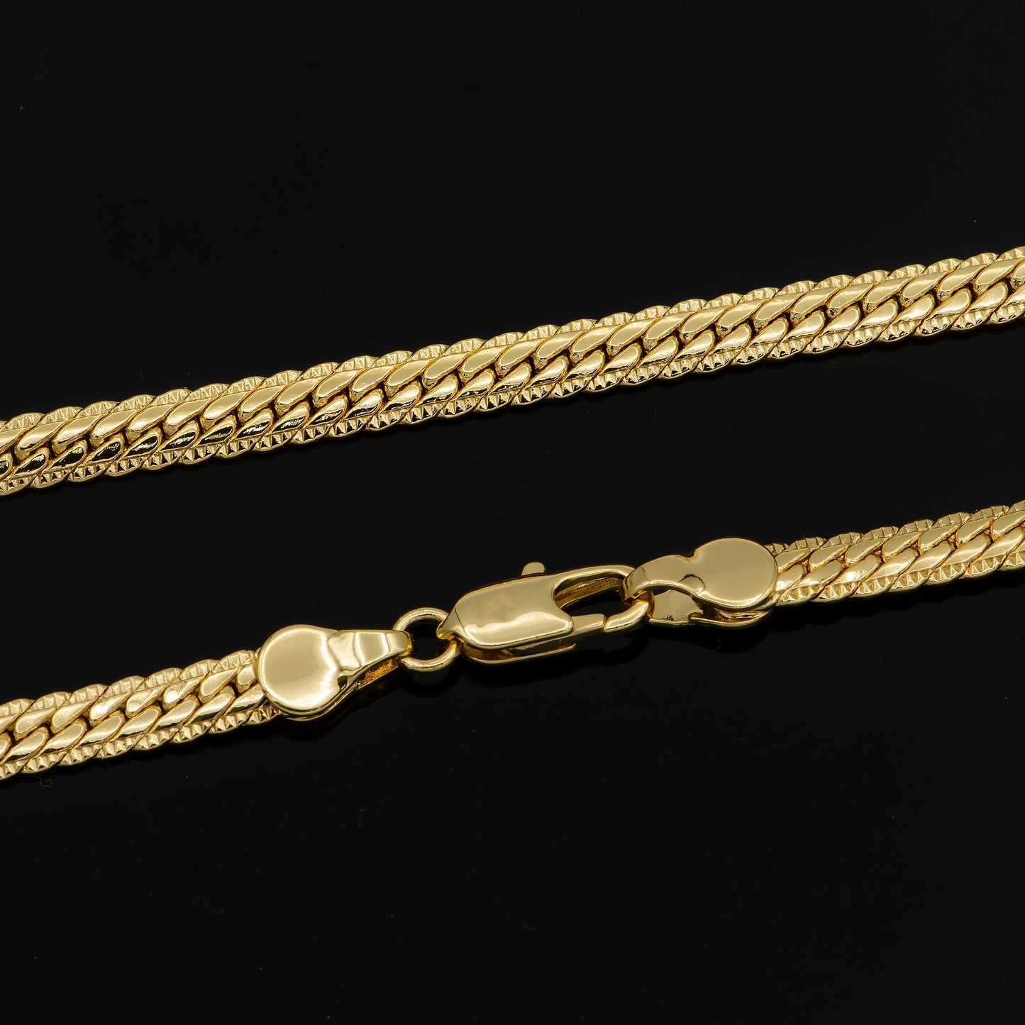 1pc 23.5'' Ready to Use Gold Franco Wheat Necklace Chain, Layering Unique Chain Bold Necklace, Perfect for Pendant Charm Necklace, 418
