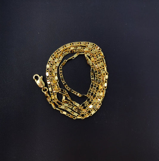 1pc 17.8' Ready to Use 24KGold Unique Necklace Chain,Layering Sunburst Chain Dainty Necklace, Perfect for Pendant Charm Necklace, 981