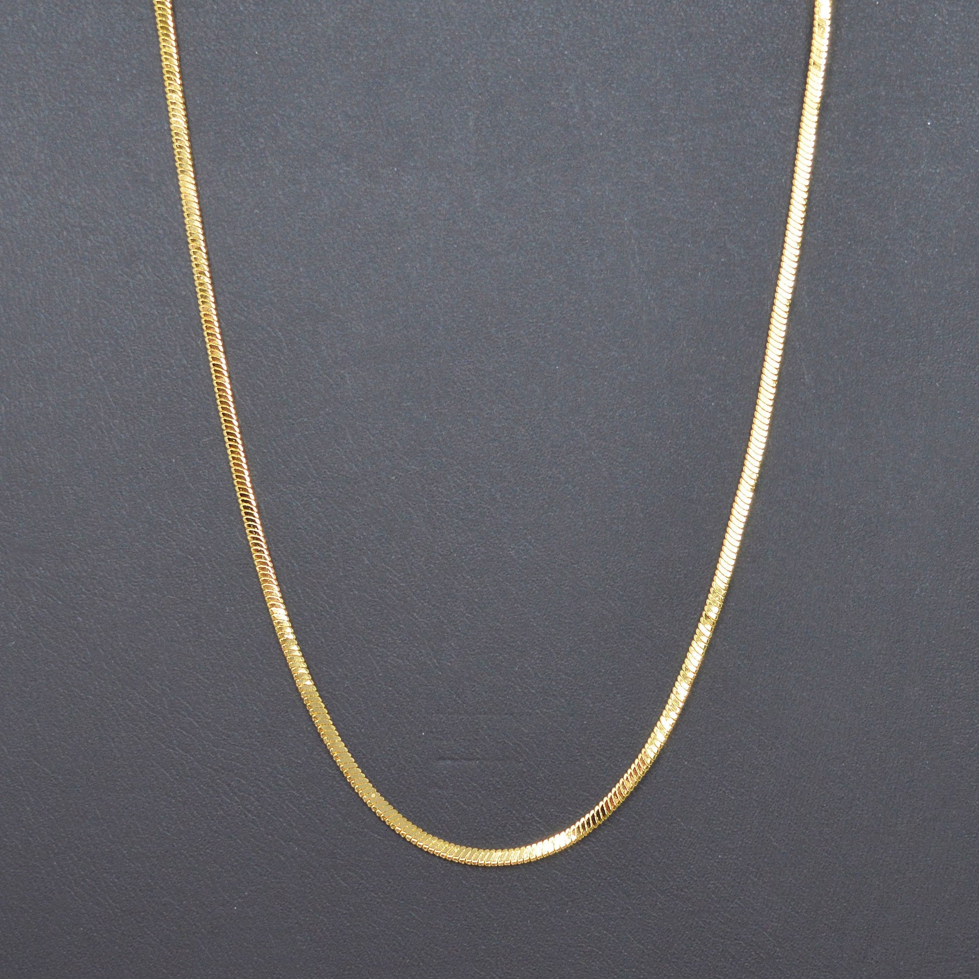 1pc 19.7'' Ready to Use Gold Cocoon Necklace Chain, Layer Snake Chain Dainty Necklace, For Pendant Charm Necklace Making, 996