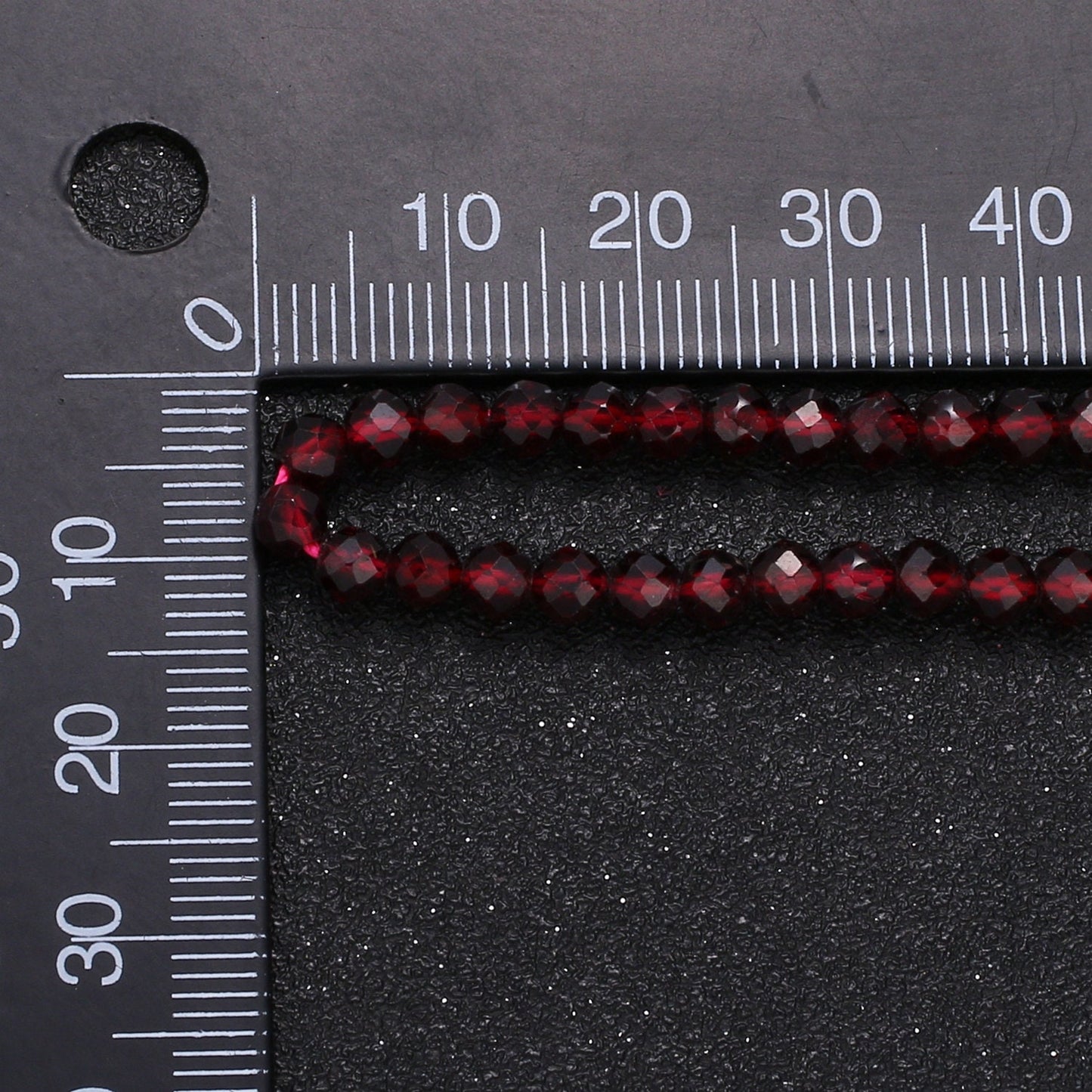 Stunning Red Garnet Tiny Bead Necklace, Gold Necklace, Necklaces for Women, Precious Stone Bead Necklace. Beaded Necklace, Gemstone