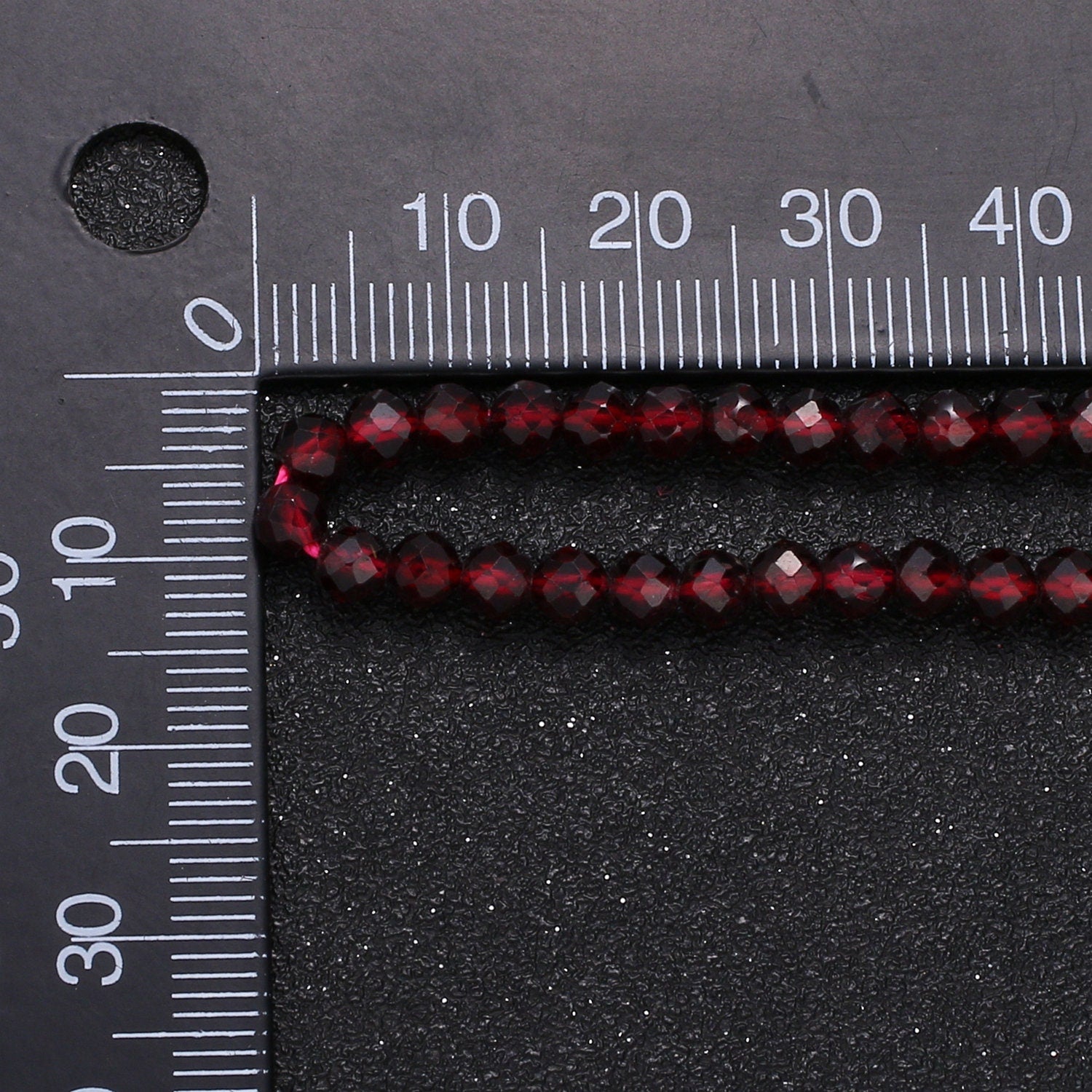 Stunning Red Garnet Tiny Bead Necklace, Gold Necklace, Necklaces for Women, Precious Stone Bead Necklace. Beaded Necklace, Gemstone