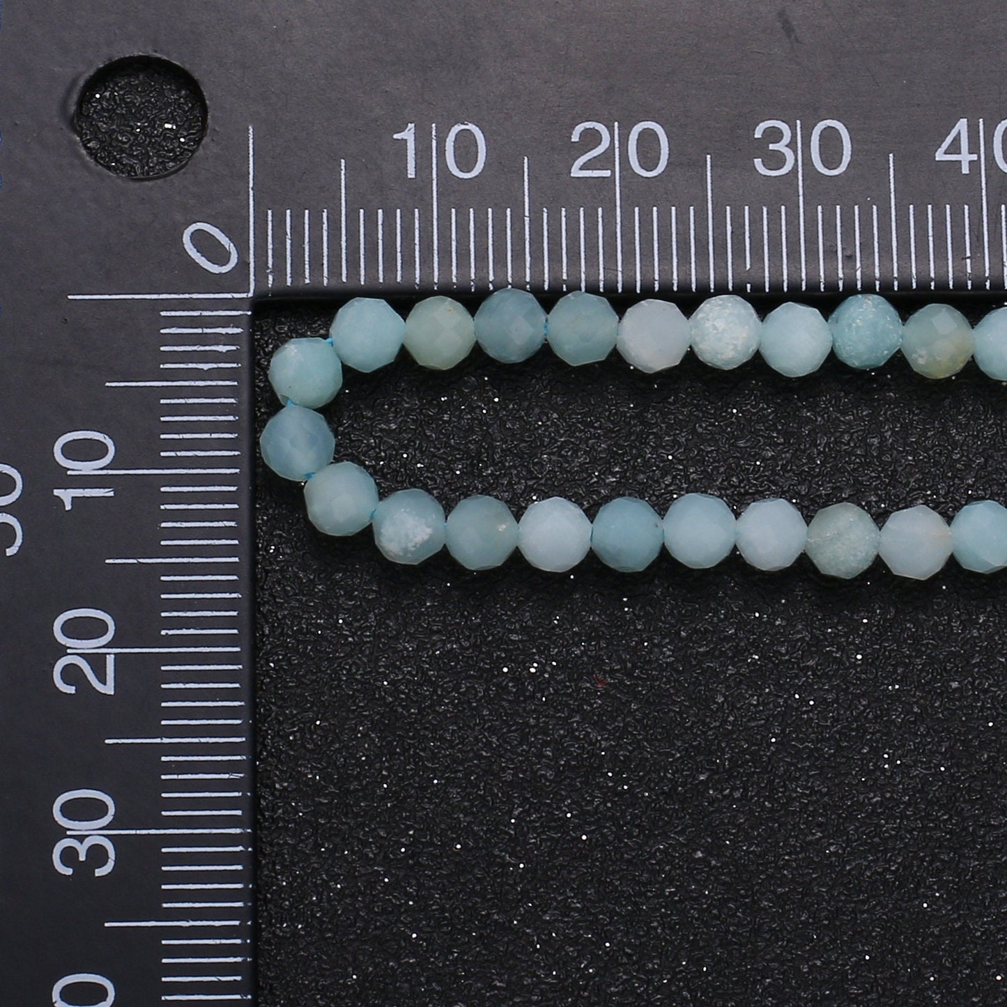 Stunning Aquamarine Tiny Bead Necklace, Gold Necklace, Necklaces for Women, Precious Stone Bead Necklace. March Birthstone Gift Idea