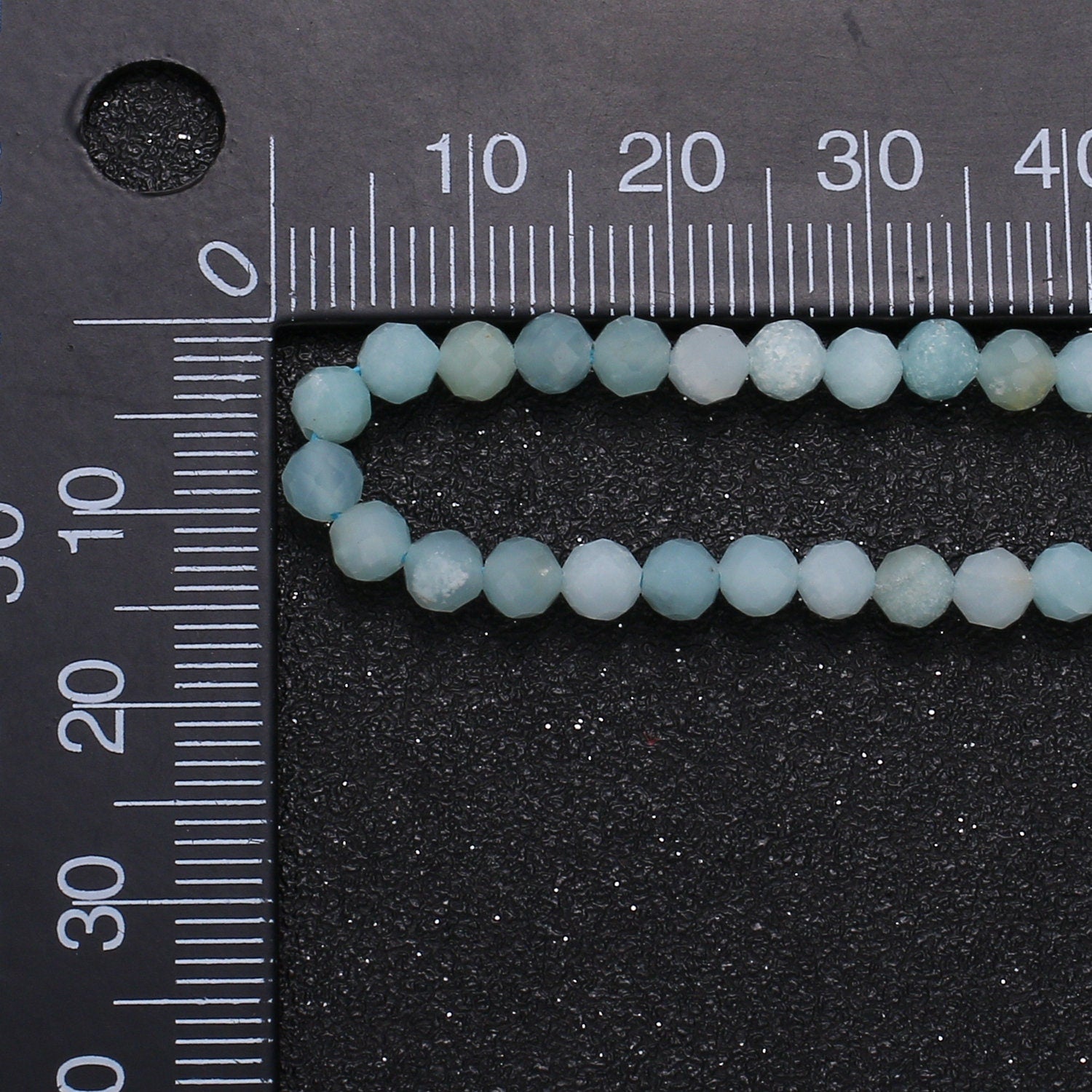 Stunning Aquamarine Tiny Bead Necklace, Gold Necklace, Necklaces for Women, Precious Stone Bead Necklace. March Birthstone Gift Idea