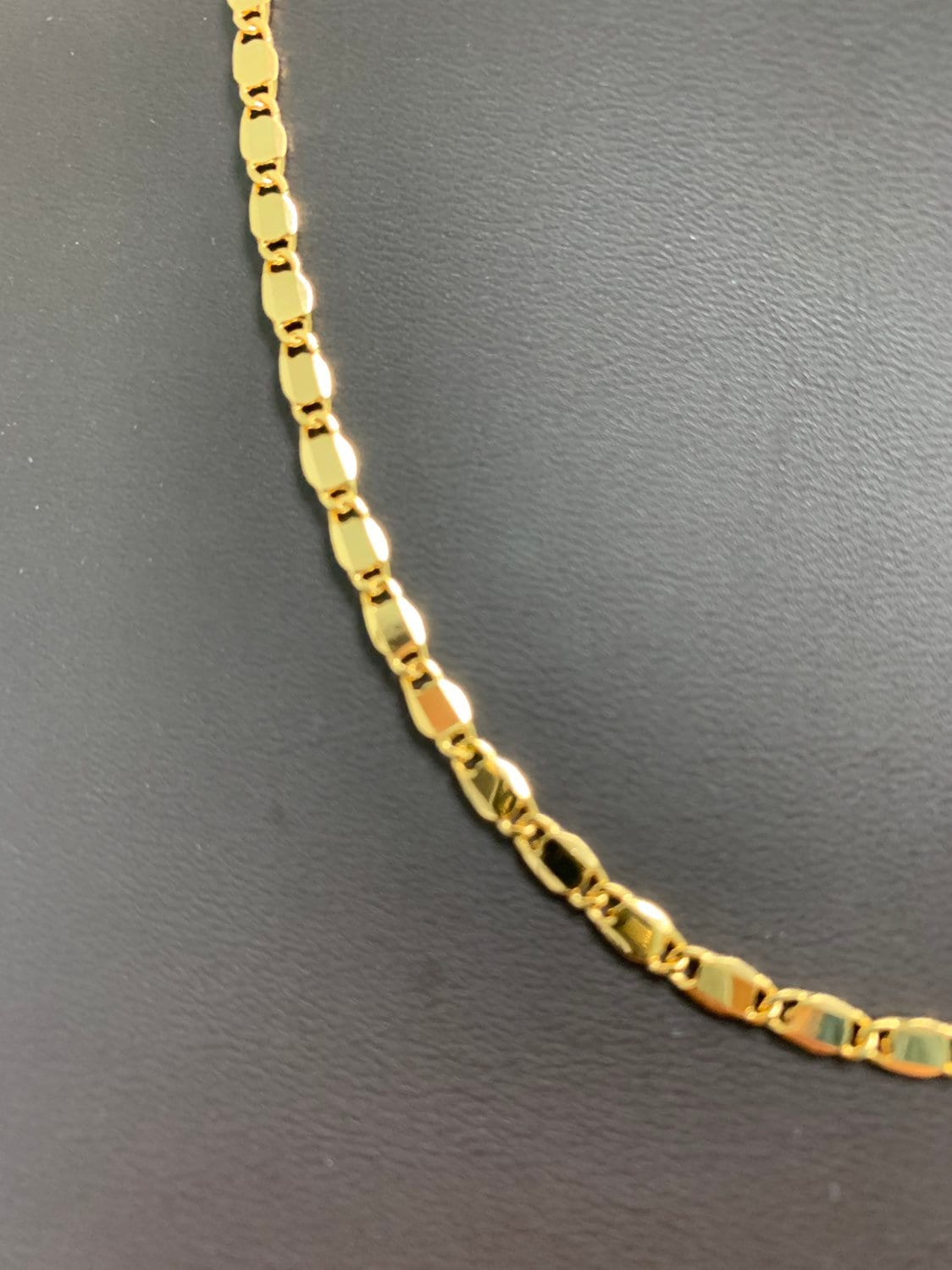 1pc 23.5'' Ready to Use 24K Goldplated Unique Necklace Chain, Layering Plate Lock Chain Dainty Necklace, Perfect for Pendant Necklace, 169