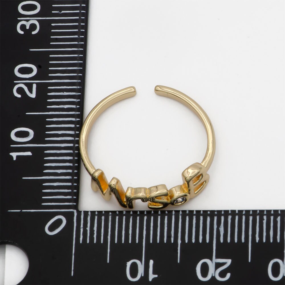 Dainty Engagement Ring • Future Mrs Initials Ring with Cz • Promise Ring • Wedding Jewelry • Minimalist Wedding Ring Bride gift idea