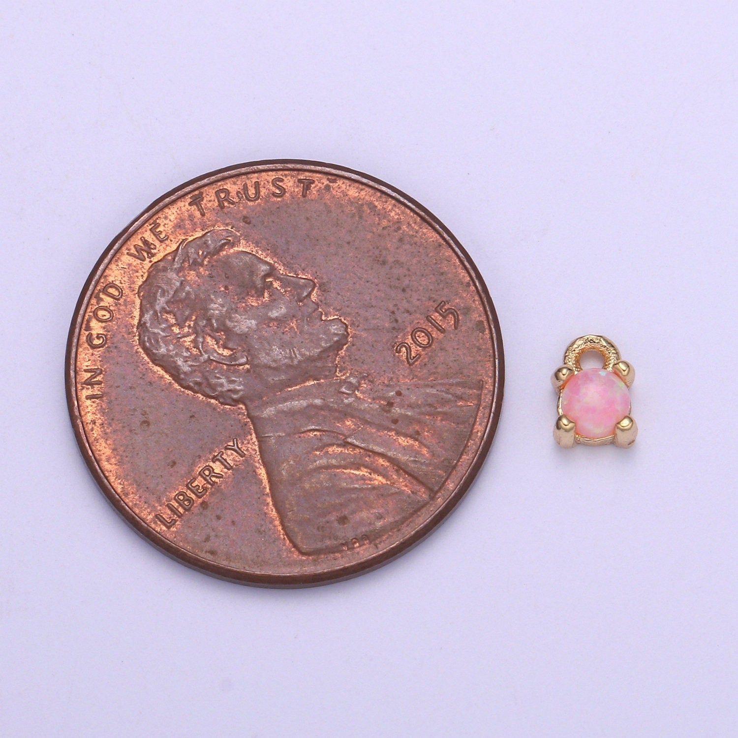 Mini opal oval charm, Dainty Gold Plated Charm Dainty charm Bracelet Earring Necklace supplies, Jewelry making Blue Pink White