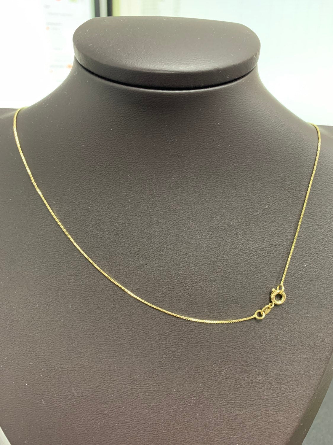 1pc 23.6'' ready to wear Gold Square Box Chain Necklace, Layering Dainty Box Chain For Jewelry Making with Pendant Charm, WA-486