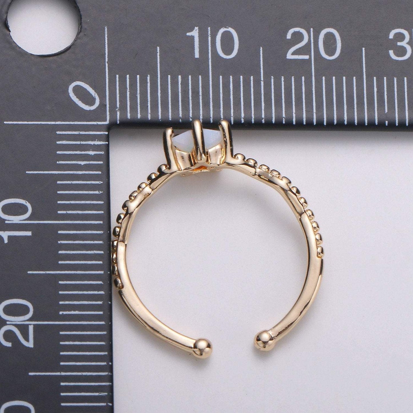 Dainty Star Ring Open Ring Cz Ring Minimalist Ring Adjustable Ring Gold Ring Stacking Ring Girlfriend Birthday Gift