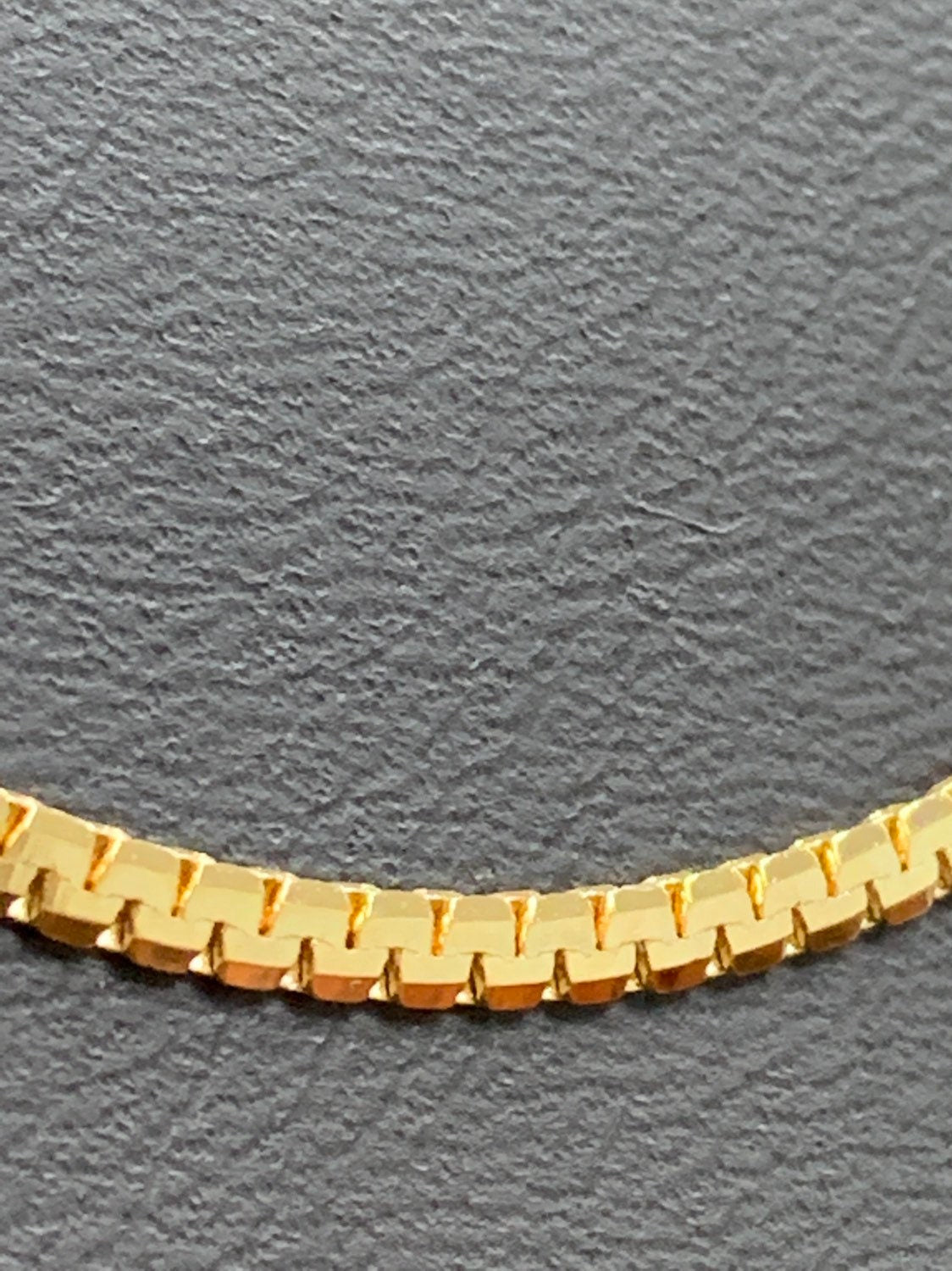 1pc 19.5'' Ready to Use 24K Gold Unique Necklace Chain, Omega LInk Layering Chain Flat Necklace, Perfect for Pendant Necklace, 186