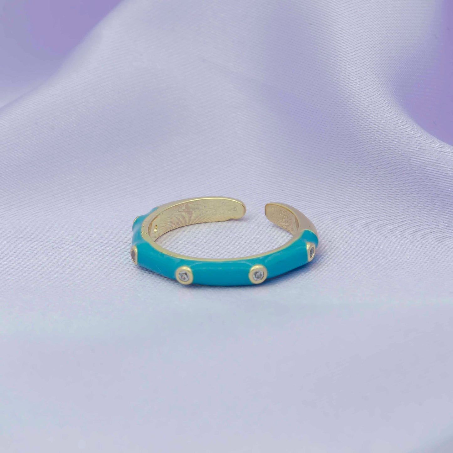 Colorful Enamel Ring | Black Pink Green White Neon Ring Enamel Band Multi Color Ring | Summer Trend Stacking Ring Open Ring Adjust R287-294