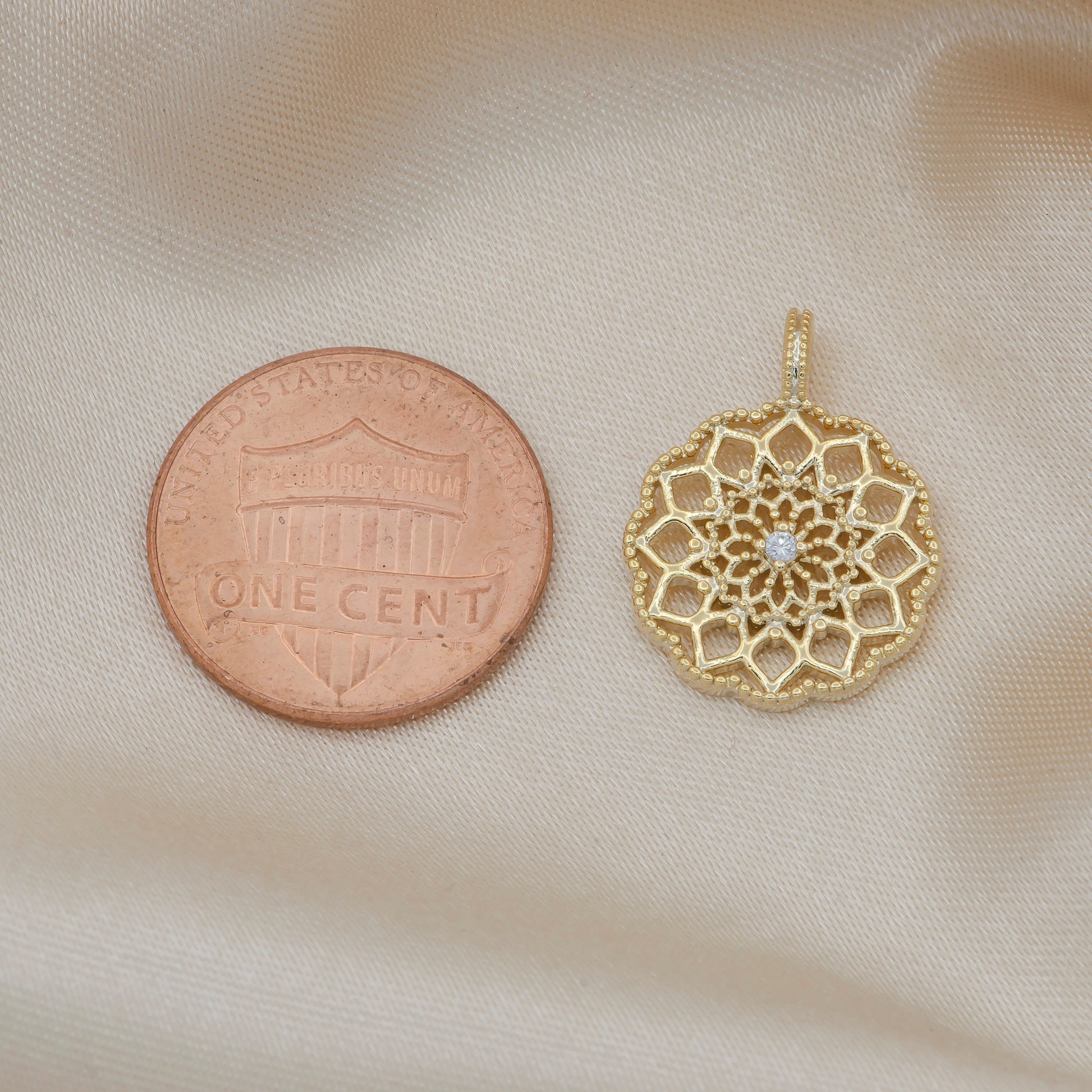 Dainty Dream Catcher Charm Medallion Pendant Round Coin Charms for Bracelet Necklace Earring Supply -164