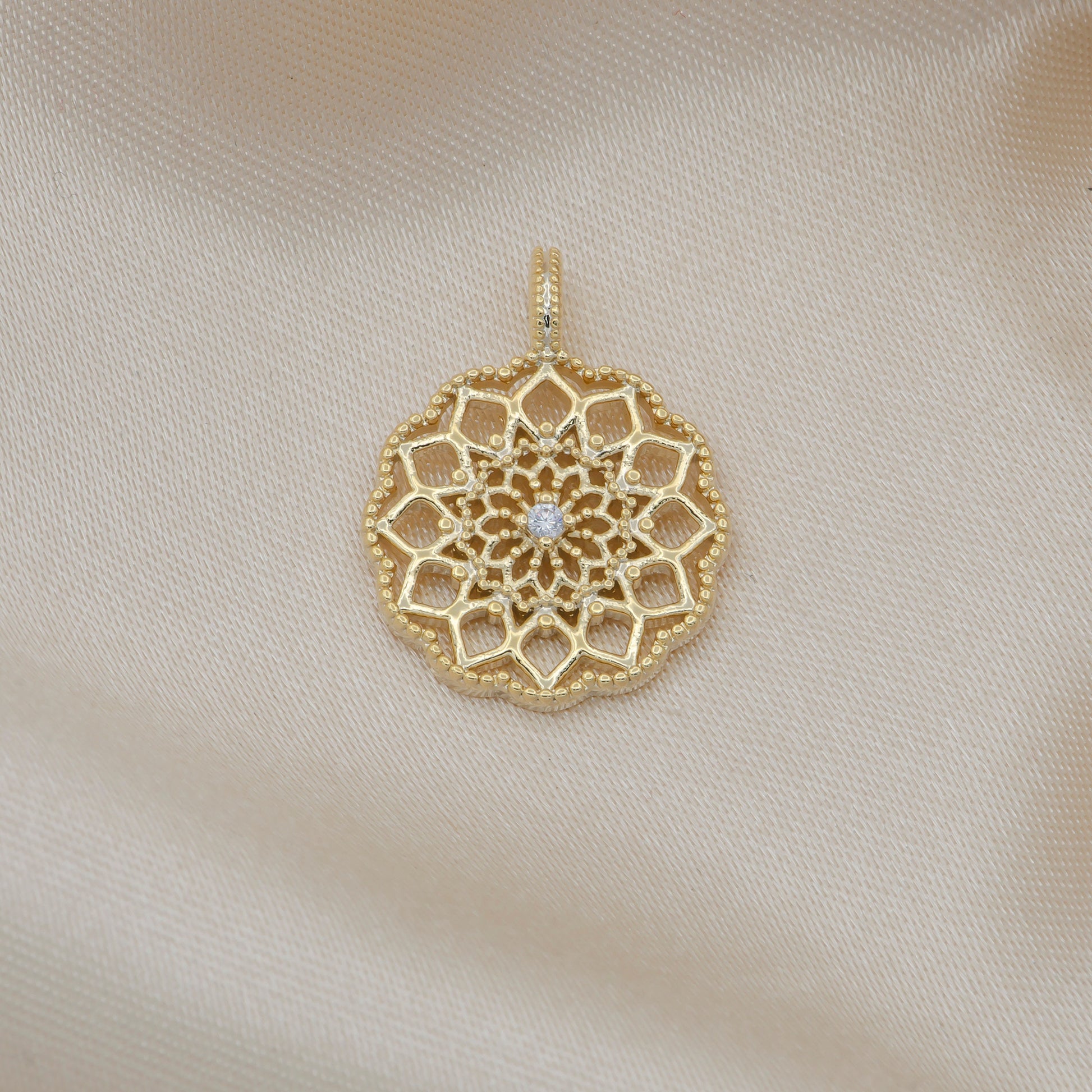 Dainty Dream Catcher Charm Medallion Pendant Round Coin Charms for Bracelet Necklace Earring Supply -164