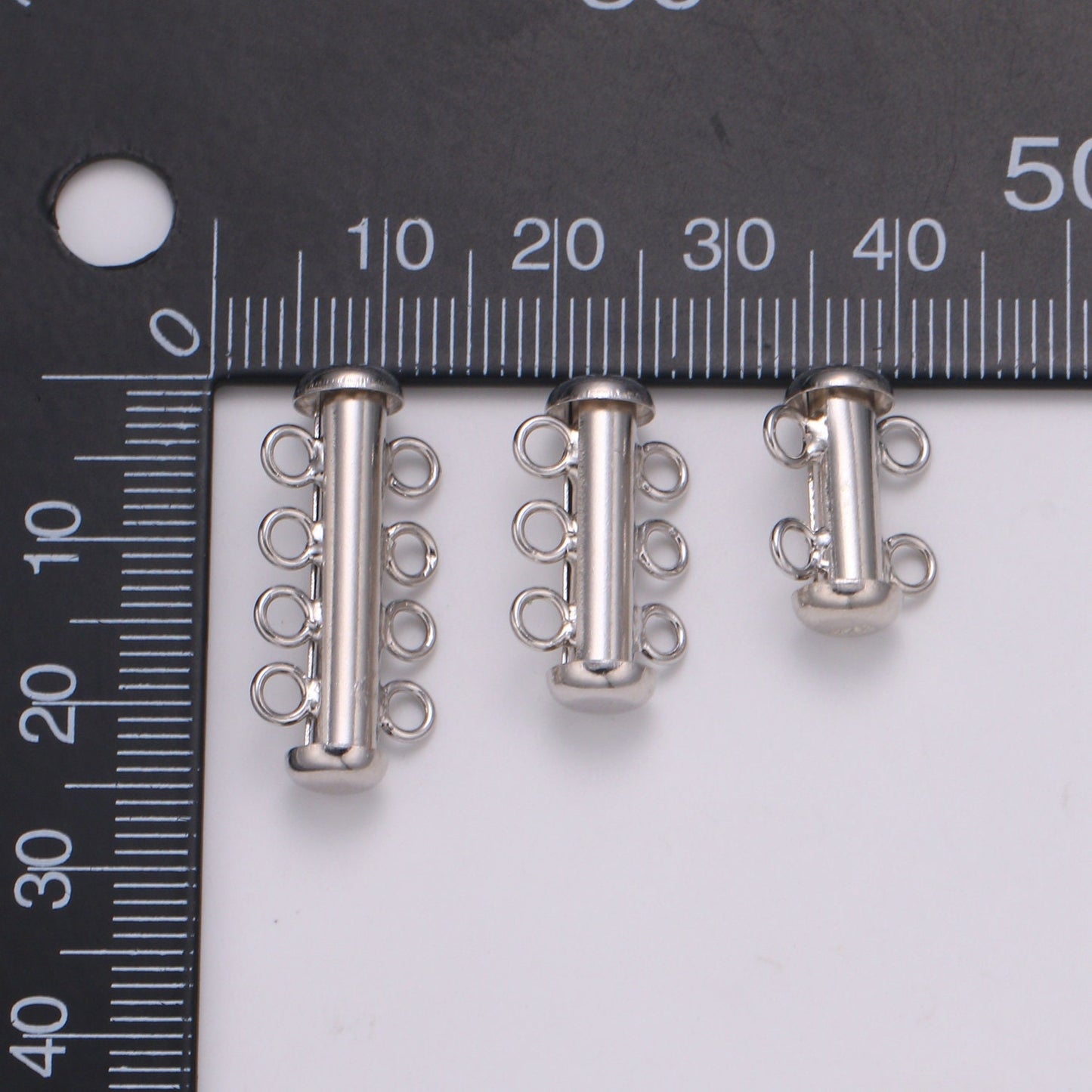 1 Pc 925 Sterling Silver Layered Necklace Spacer Multi strand Detangler Clasp for Layered Bracelet Necklace Jewelry Craft multi strand,230