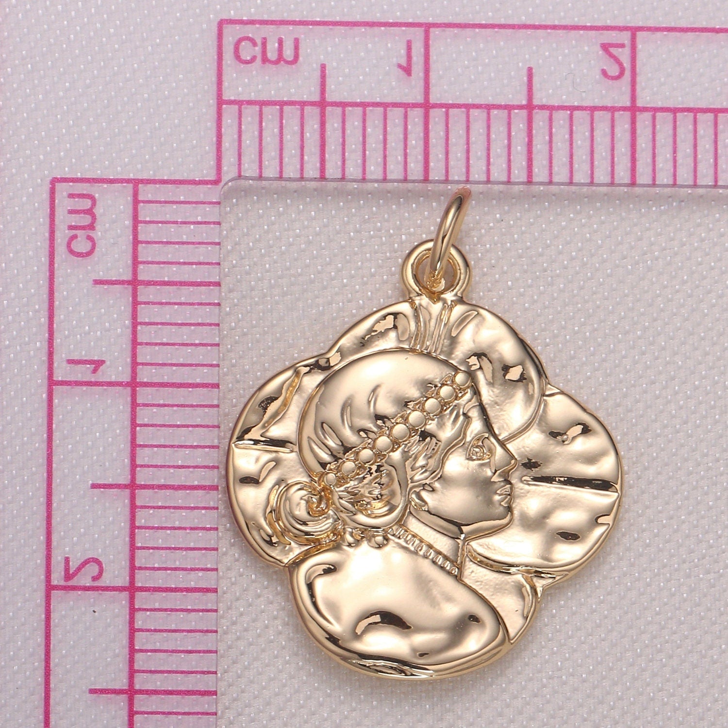 Dainty Cameo Charm Gold Charm,Famous Person Pendants Charm for Necklace Bracelet Component -946