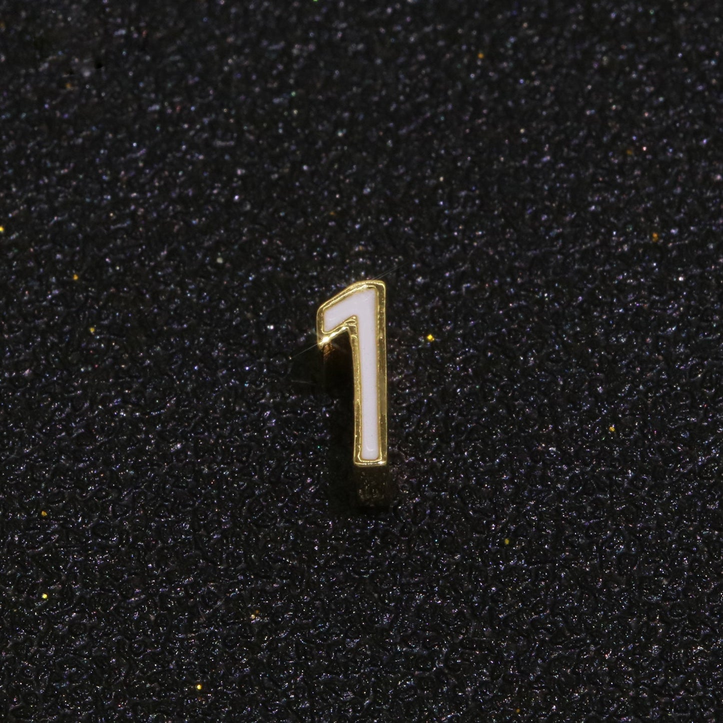 Gold Enamel Number Bead charm Personalized Beaded Colorful Bracelet Custom Year Age Beaded Bracelet for Jewelry Making Supply 8mm,10mm
