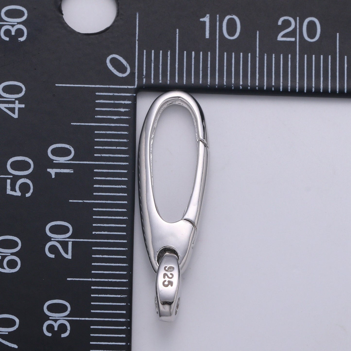 1 Pc 925 Sterling Silver Lobster Clasp Unique Design Lobster Claw with Jump Ring for Necklace Bracelet Anklet Making Lanyard SL-251