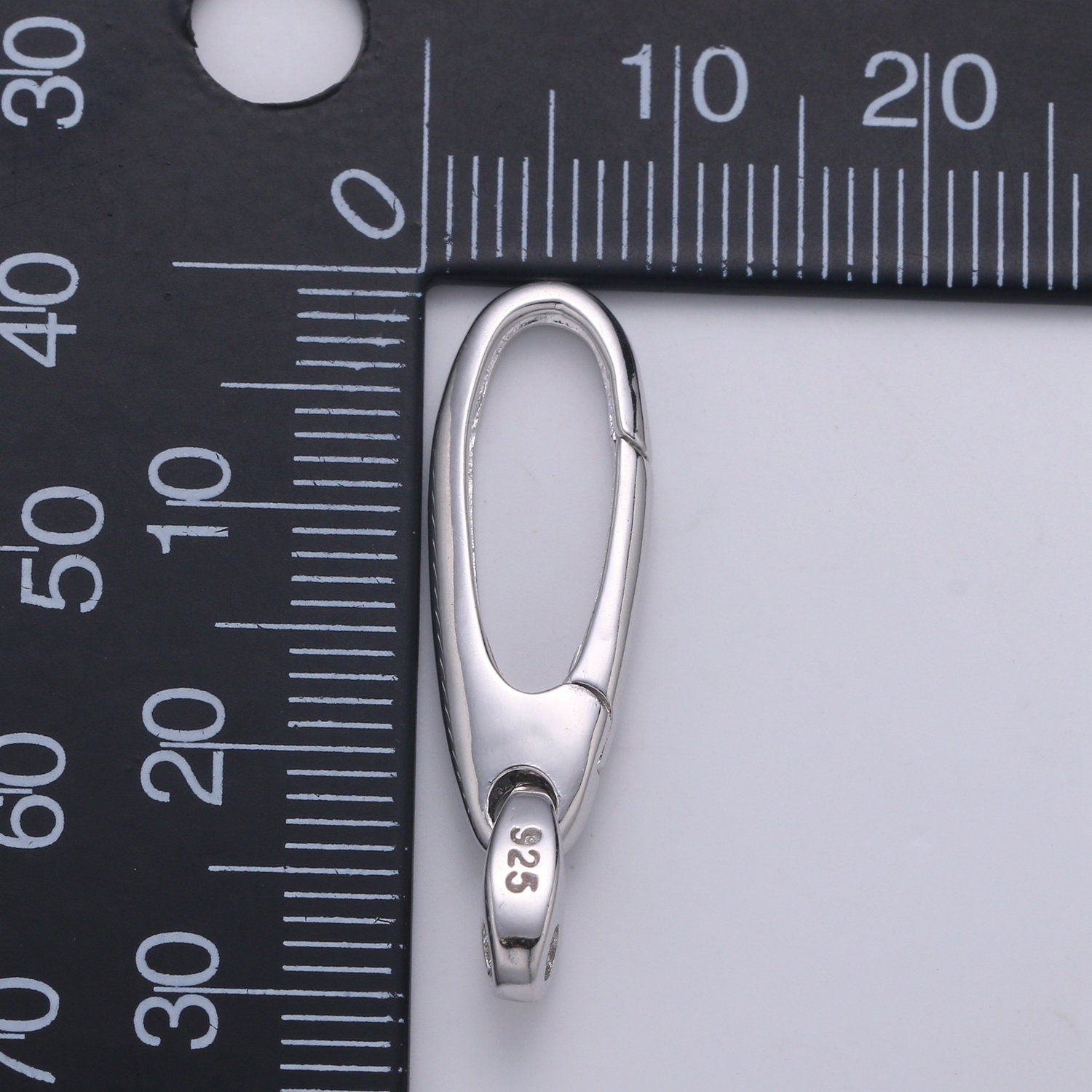 1 Pc 925 Sterling Silver Lobster Clasp Unique Design Lobster Claw with Jump Ring for Necklace Bracelet Anklet Making Lanyard SL-251