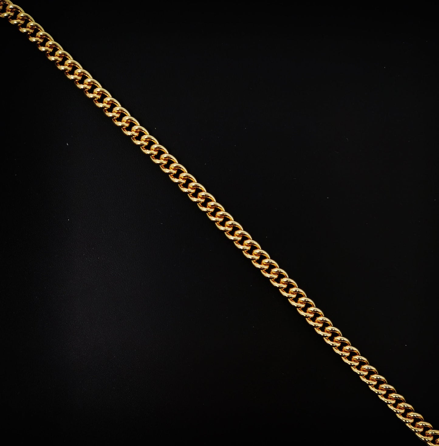 5.9mm Gold Cuban Link Chain by Yard, Cable Rolo Chain, Wholesale bulk Stunning Cuban Chain DIY Craft,Roll-506