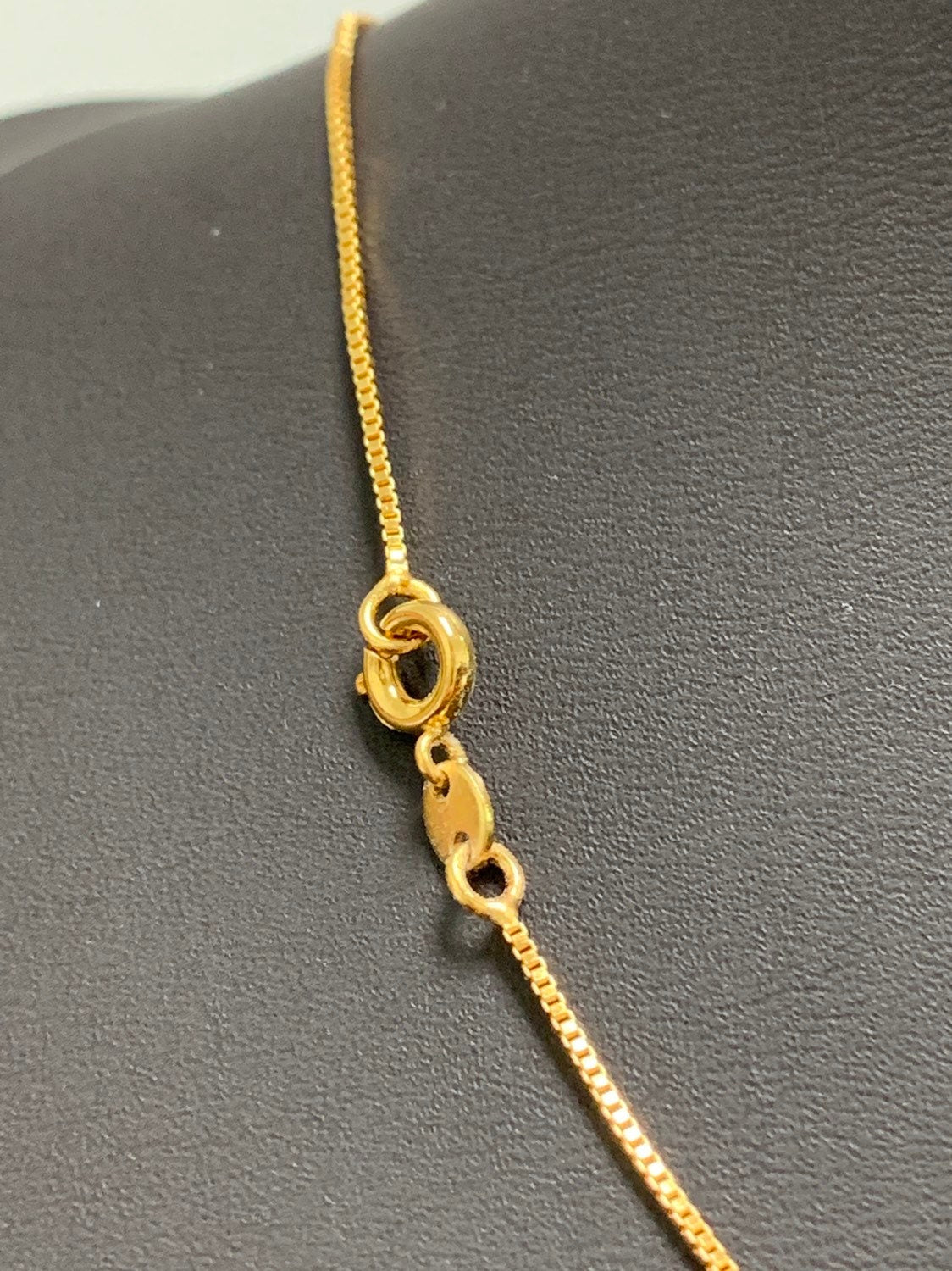 1pc 17.7'' ready to wear Gold Square Box Chain Necklace, Layering Dainty Box Chain For Jewelry Making with Pendant Charm ,272