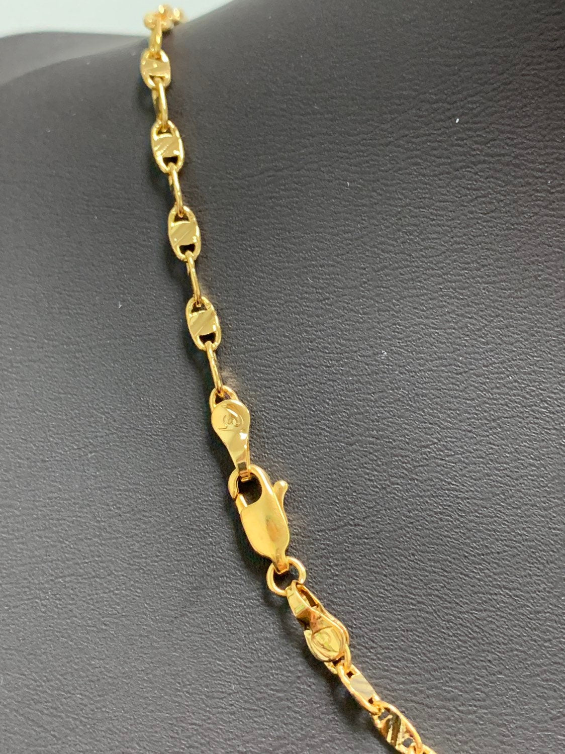 1pc 19.5'' Ready to Use Gold Unique Necklace Chain, Layering Plate Lock Chain Dainty Necklace, Perfect for Pendant Necklace, 277