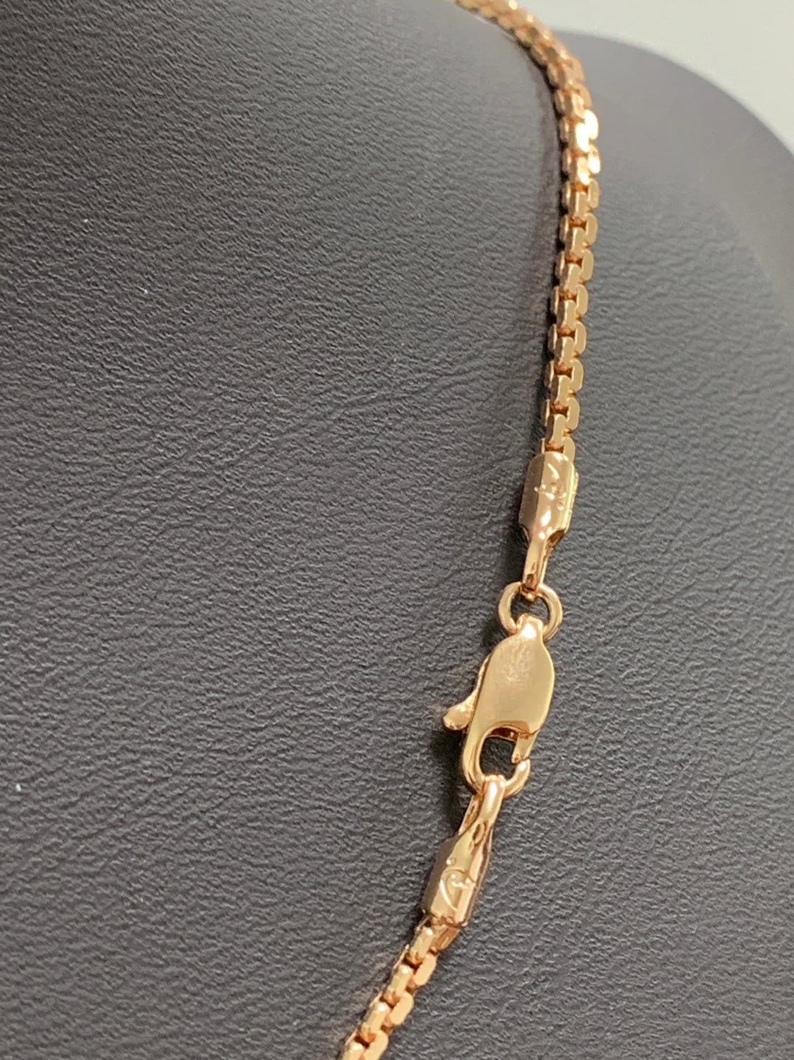 1pc 19.5" Ready to Use 18K Gold Rolo Necklace Chain, Layering Box Rolo Chain Bold Necklace, For Pendant Charm Necklace Making, 373