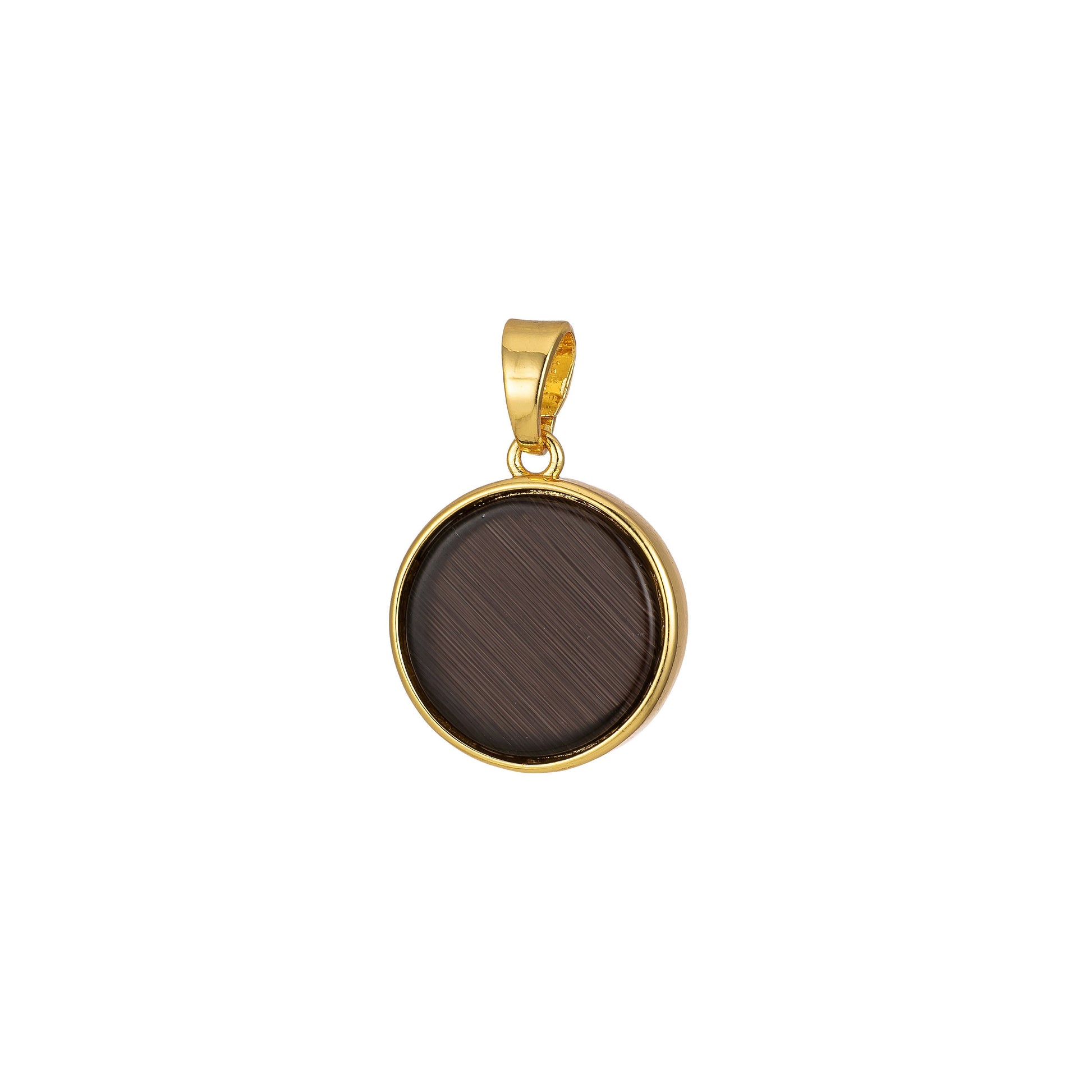 1pc Goemetric Pendant Round Dainty Charm for Necklace Bracelet Findings for Jewelry Making Black Blue Green Pink White Coin