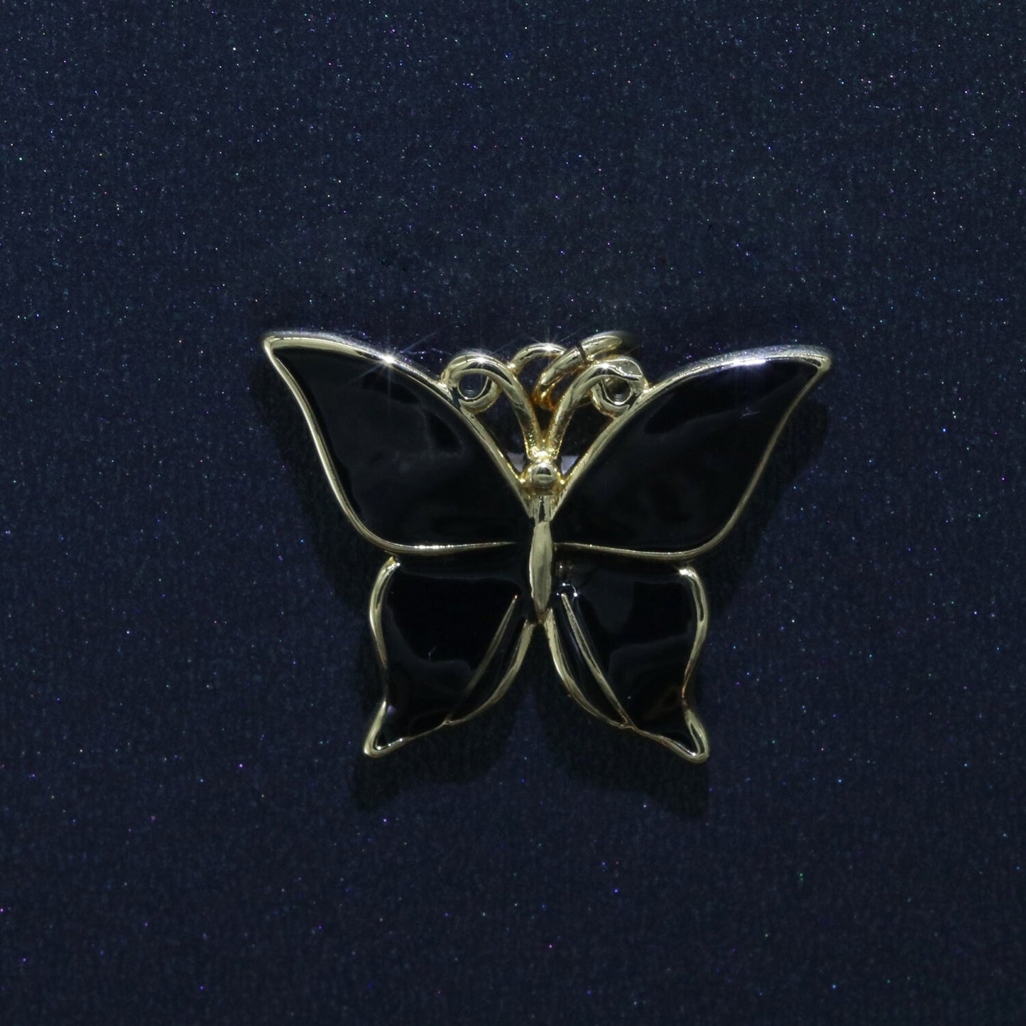 Enamel Mariposa Butterfly Charm Pink Black White Teal Butterfly Charm Pendant for Necklace Earring Supply Component in 14k Gold Filled,M-167